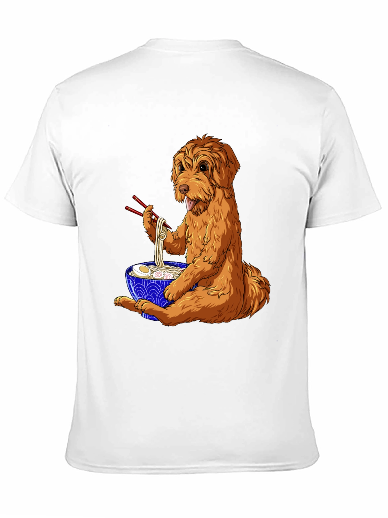 Dog Eating Ramen T-Shirt