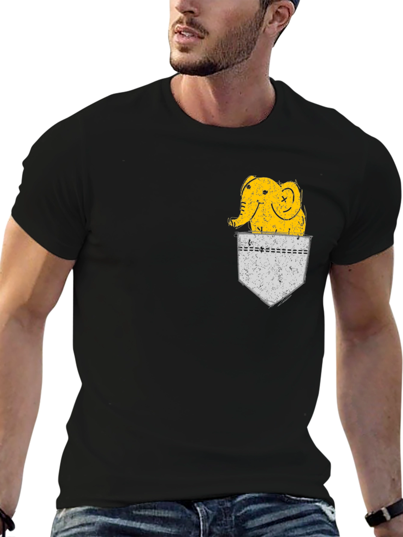 Elephant Pocket Graphic Tee