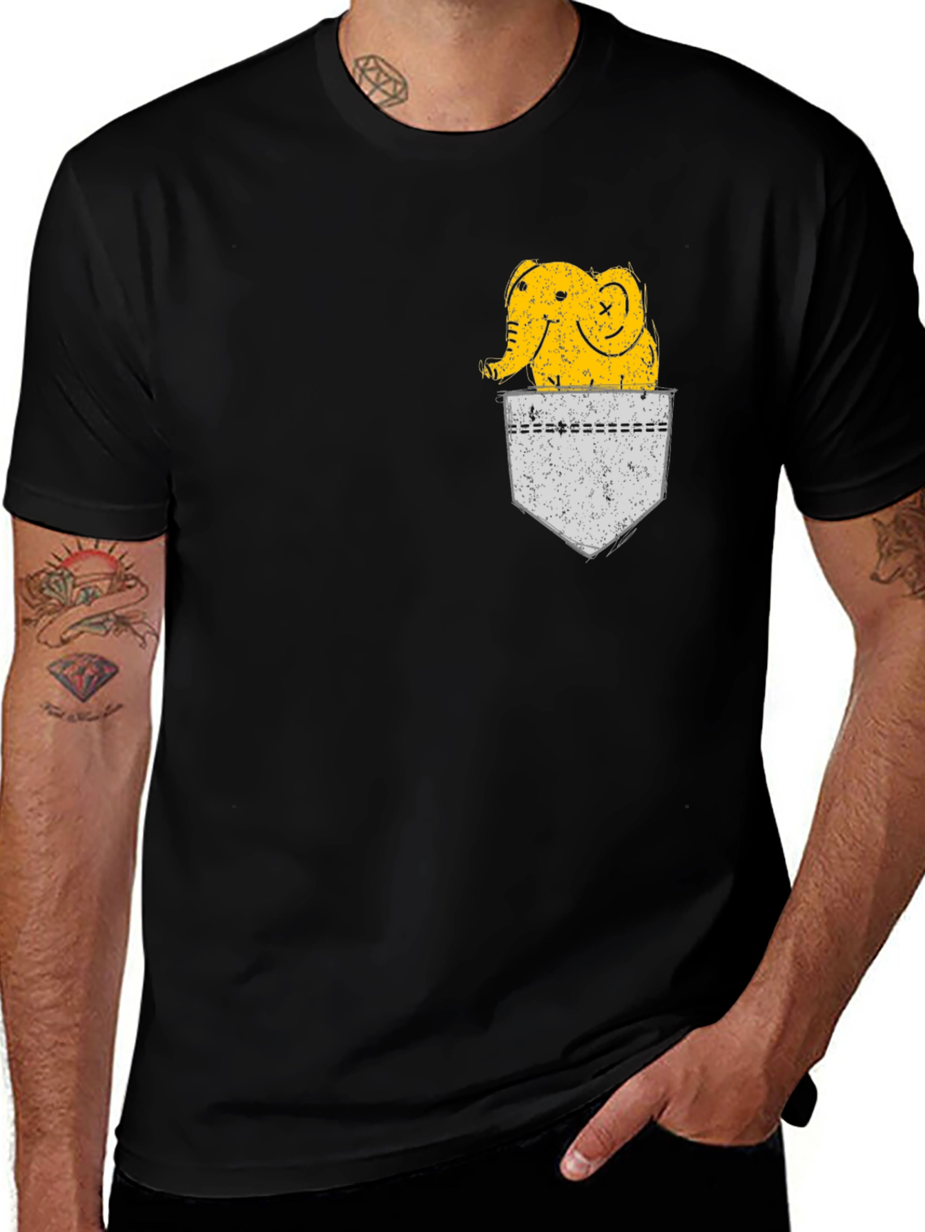 Elephant Pocket Graphic Tee