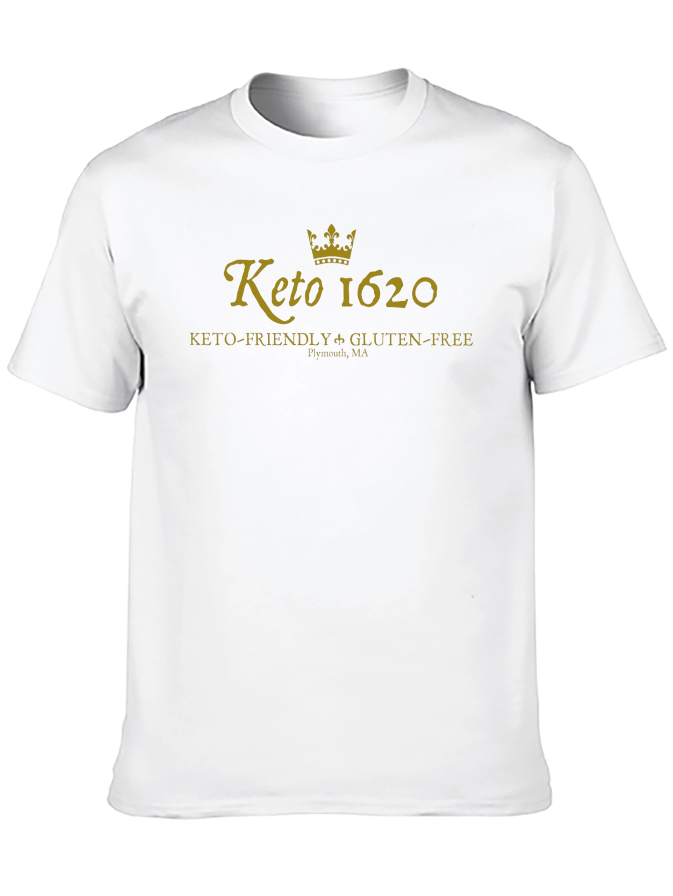 Keto 1620 Black T-Shirt - Keto & Gluten-Free