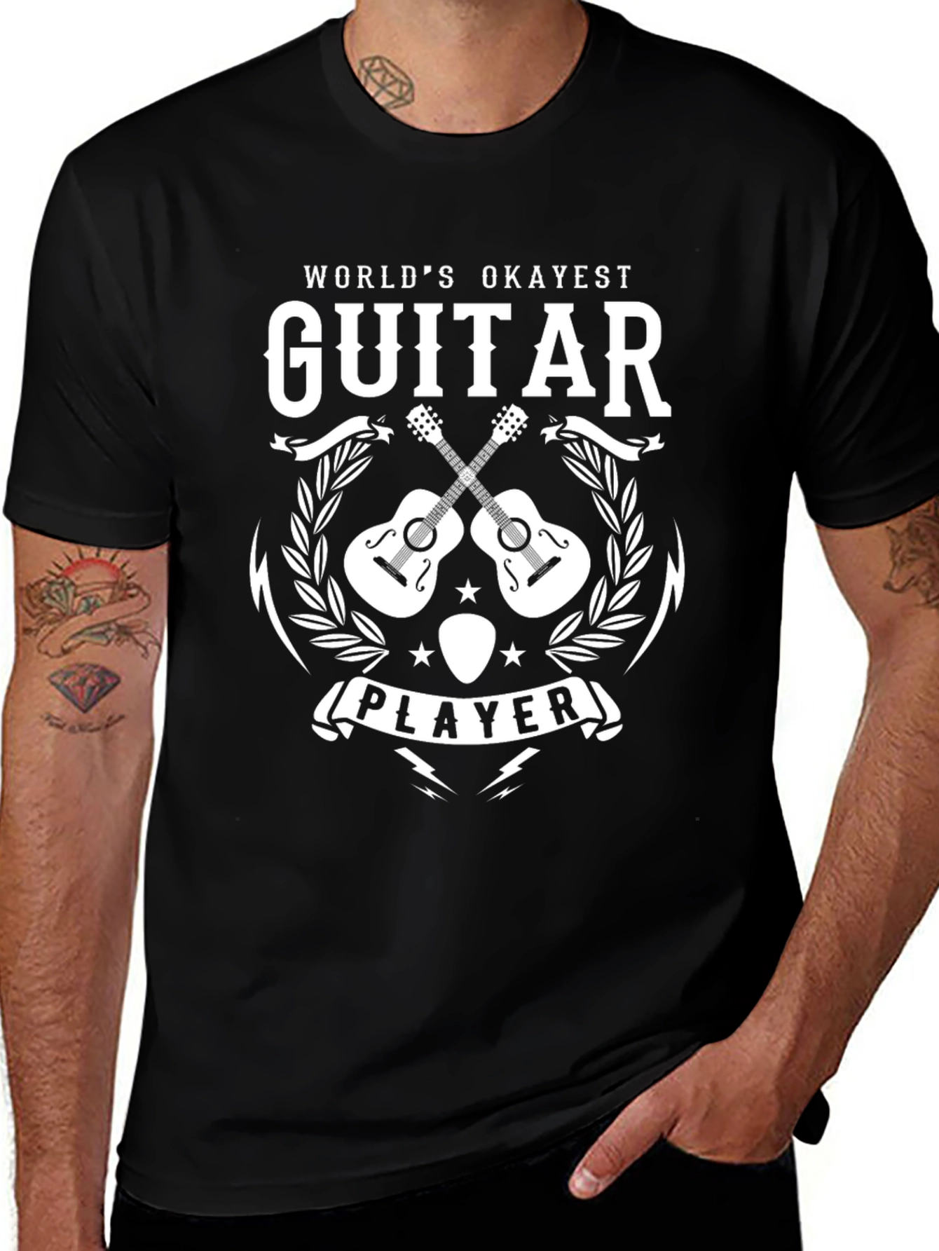 Worlds Okayest Guitar Player T-Shirt