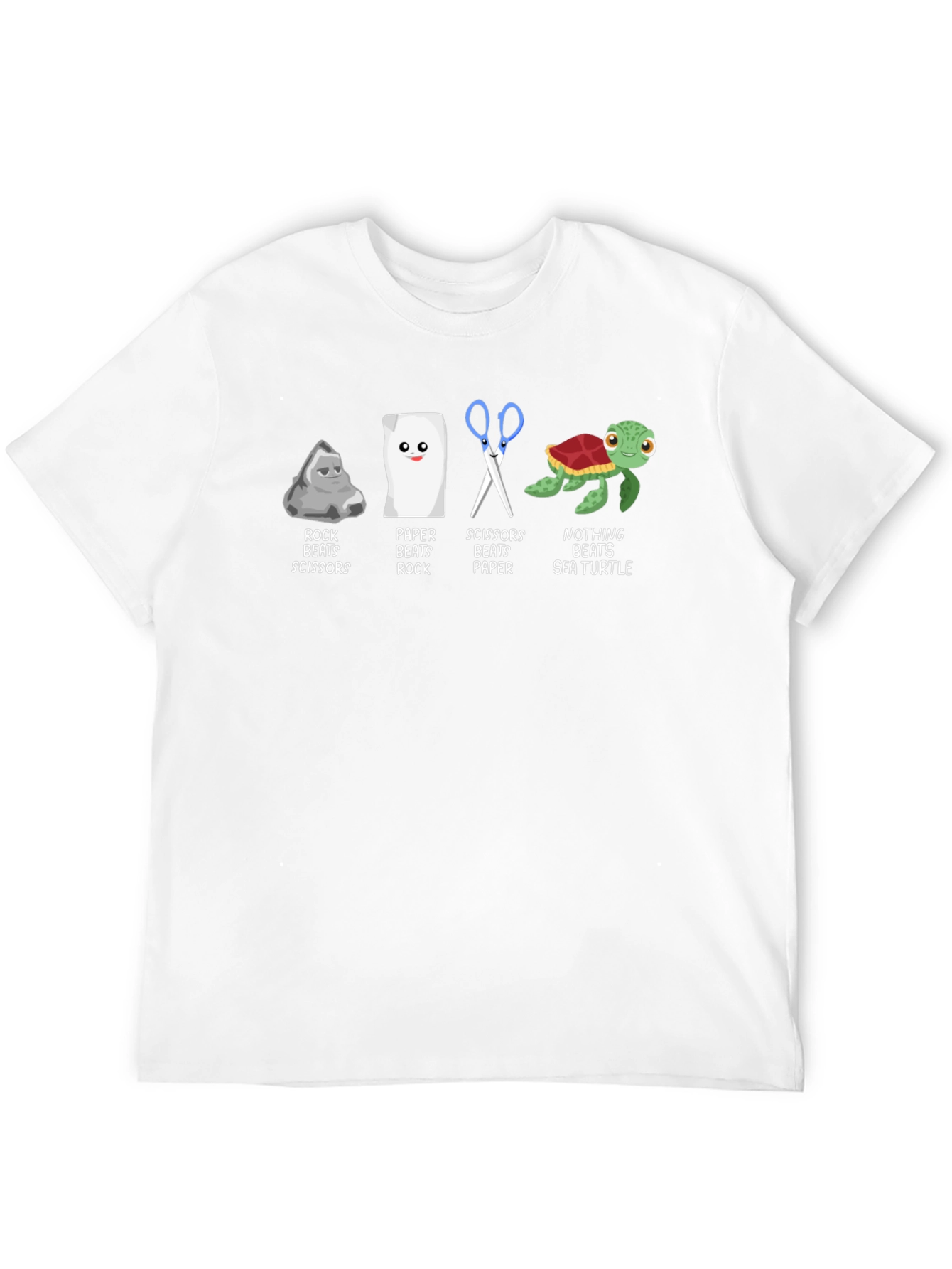Rock Paper Scissors Sea Turtle T-Shirt