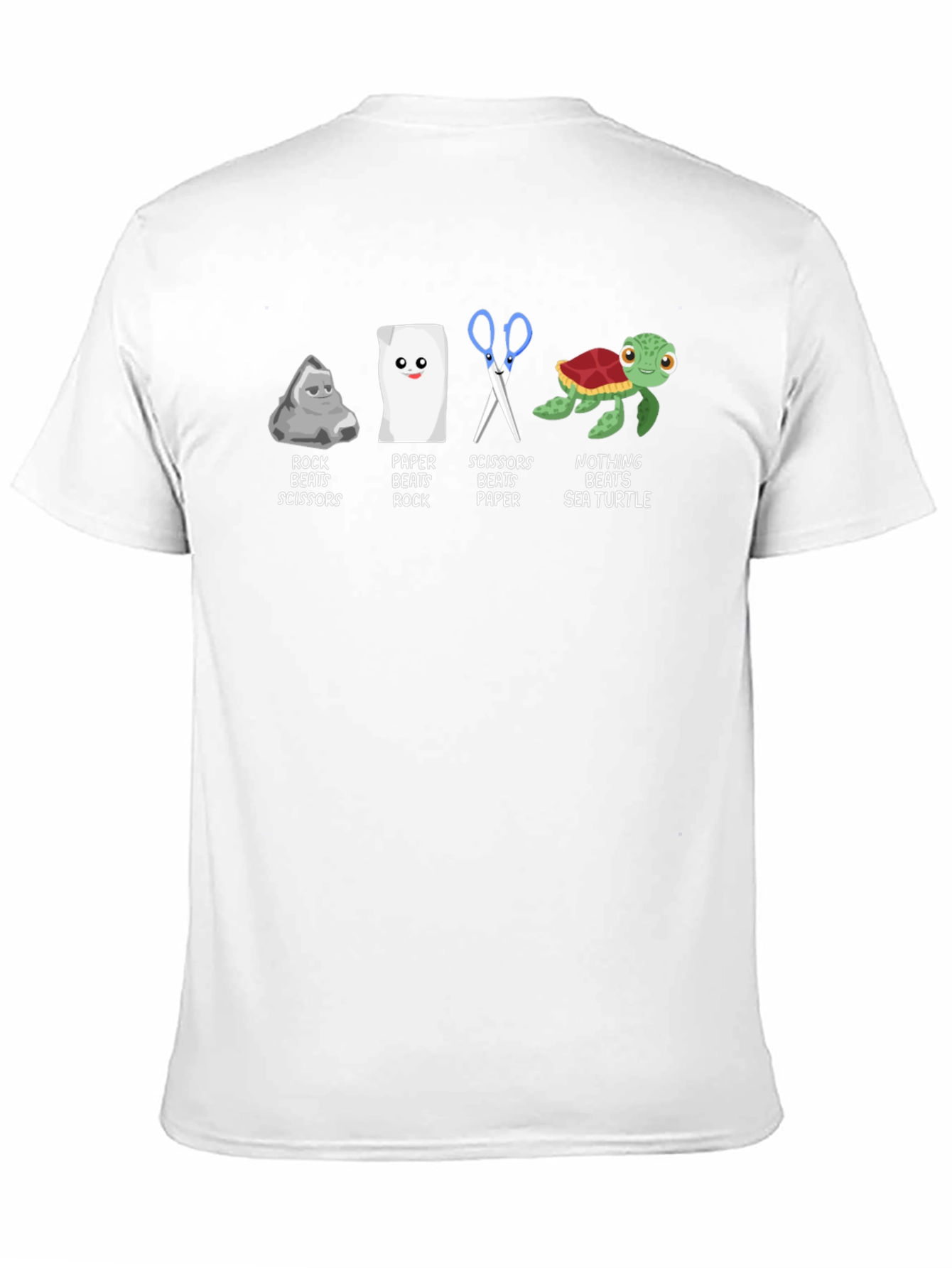 Rock Paper Scissors Sea Turtle T-Shirt