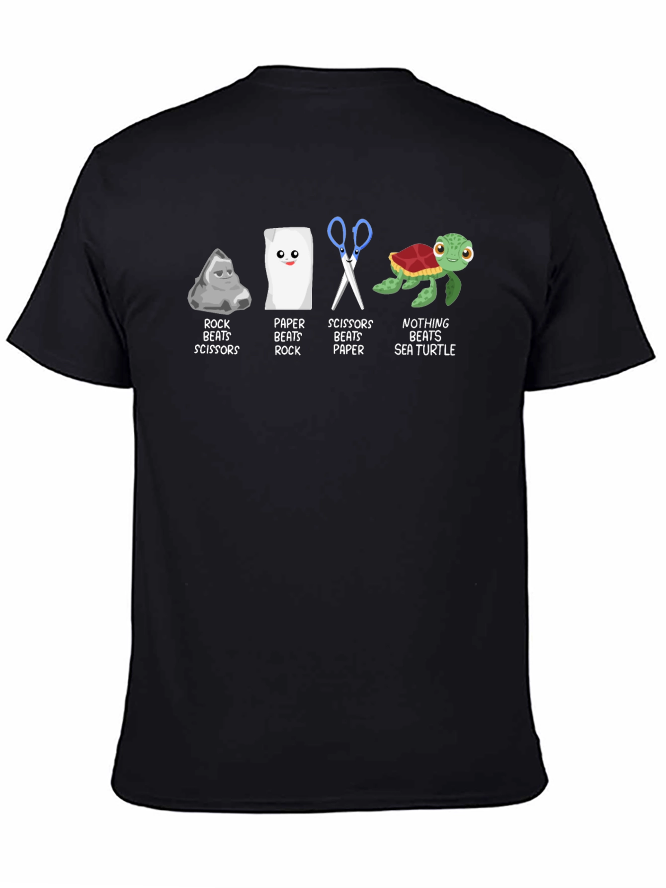 Rock Paper Scissors Sea Turtle T-Shirt