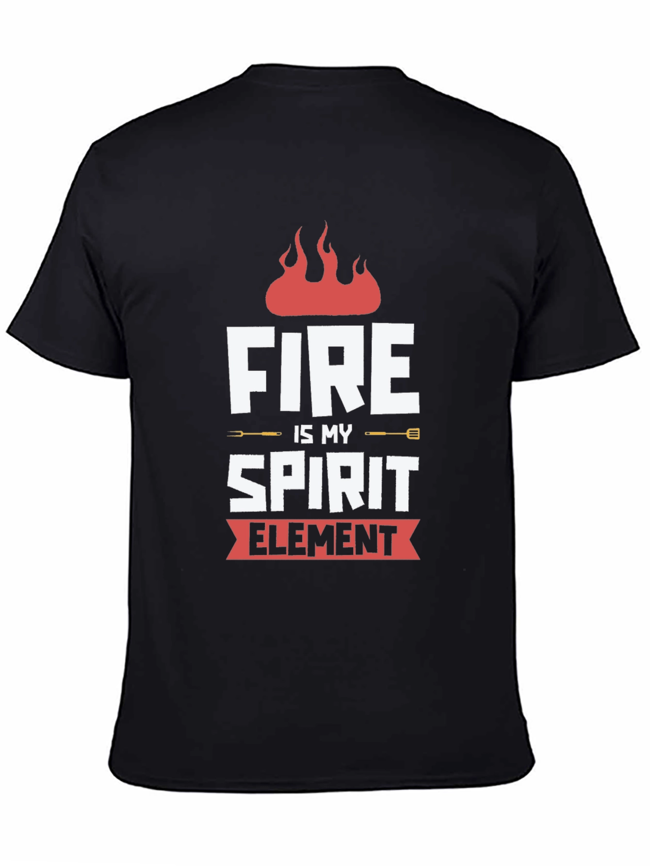 Fire Is My Spirit Element Graphic T-Shirt