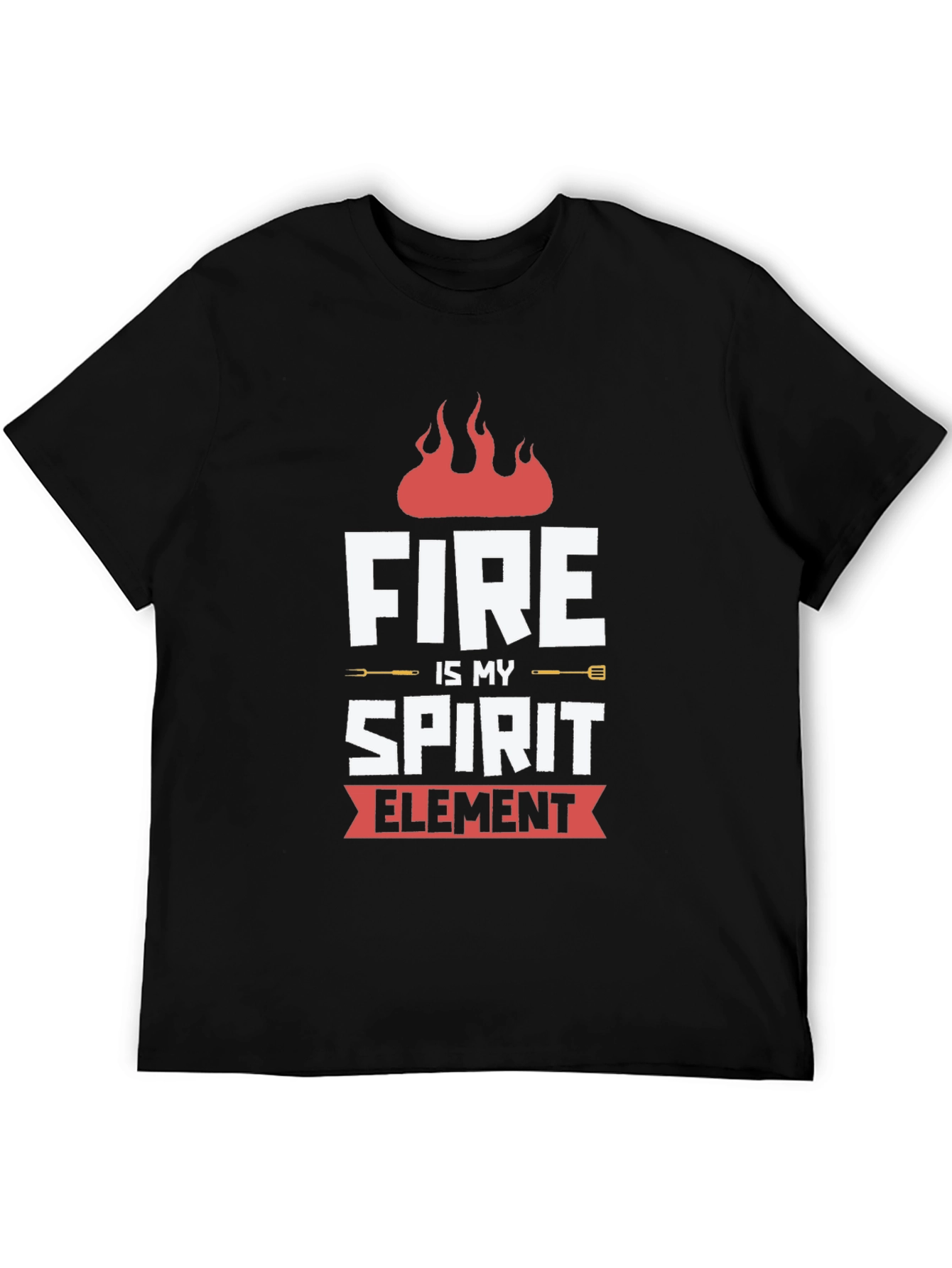 Fire Is My Spirit Element Graphic T-Shirt