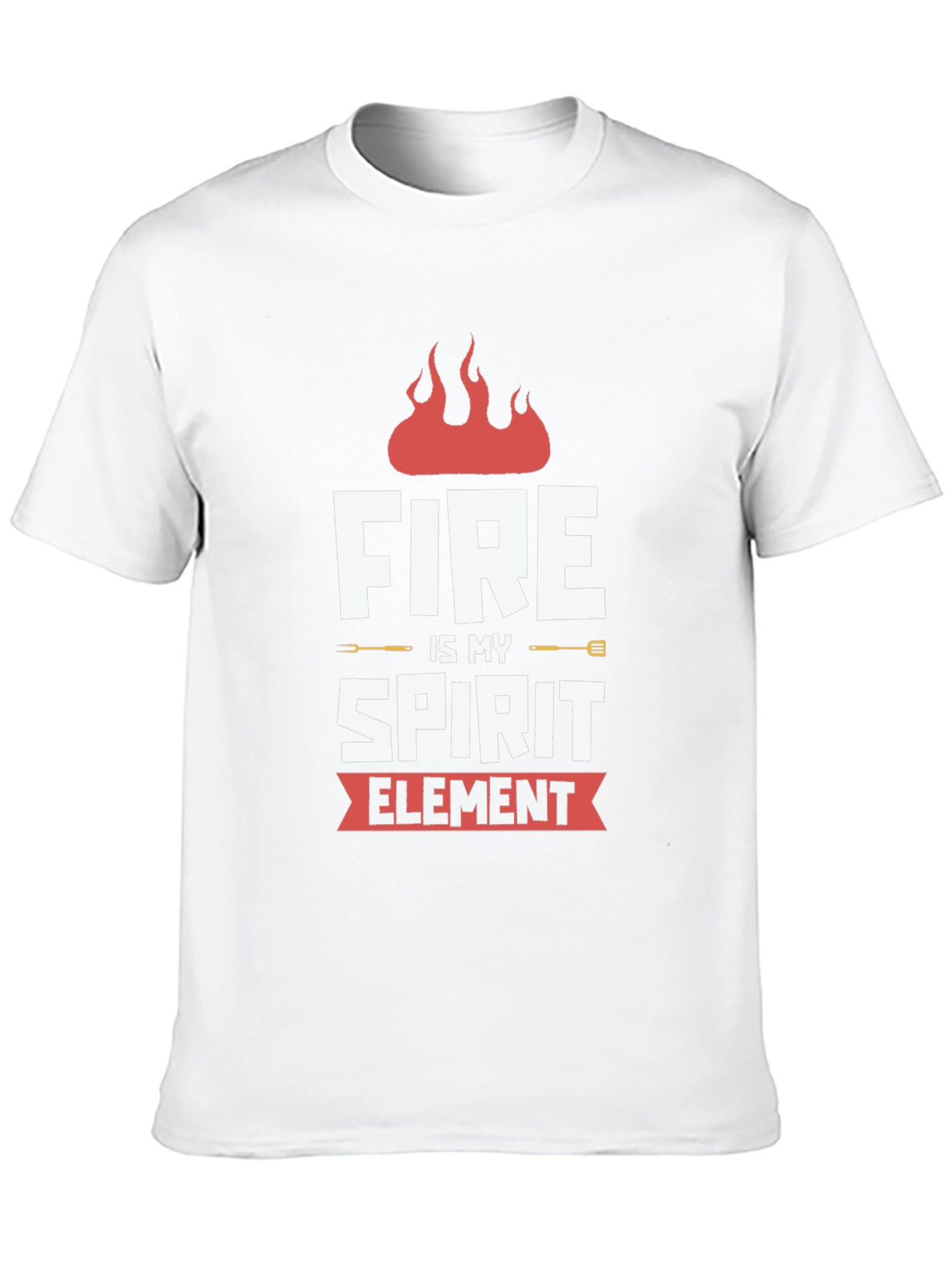 Fire Is My Spirit Element Graphic T-Shirt