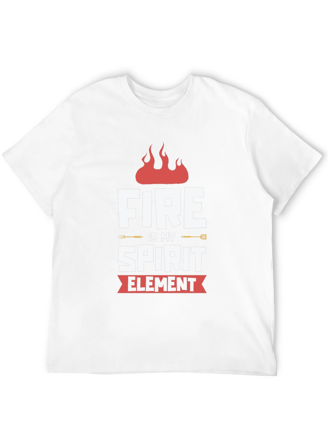 Fire Is My Spirit Element Graphic T-Shirt