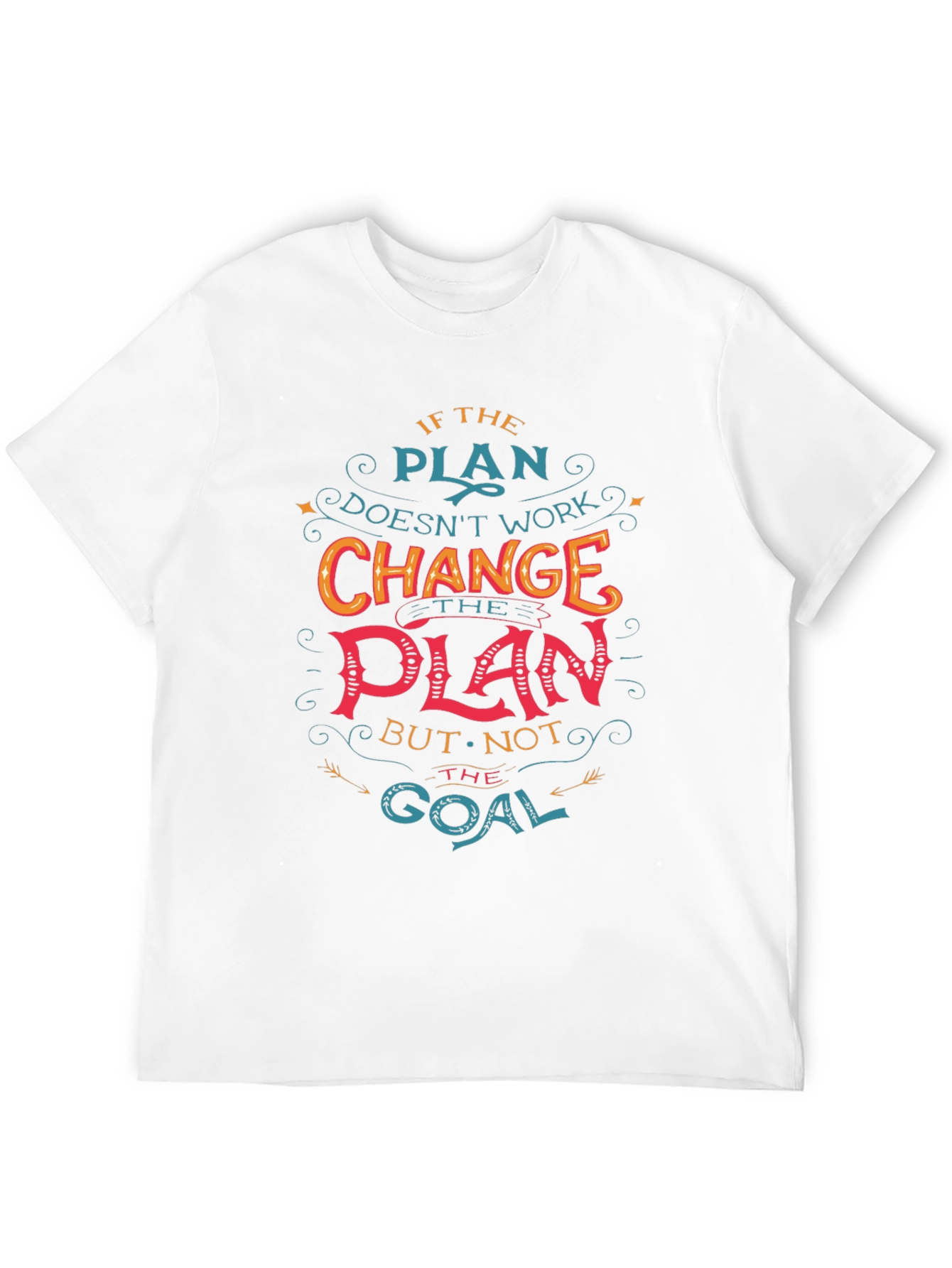 Motivational Graphic Tee - Change the Plan
