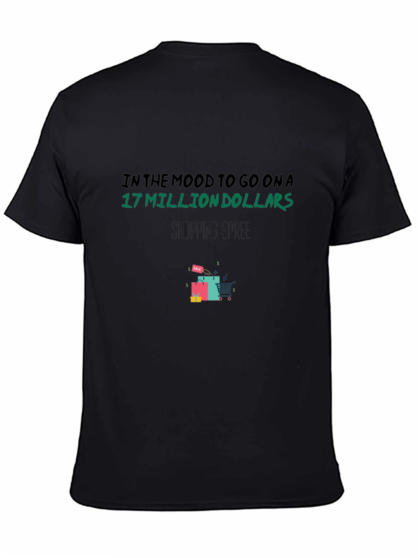 Shopping Spree Black T-Shirt
