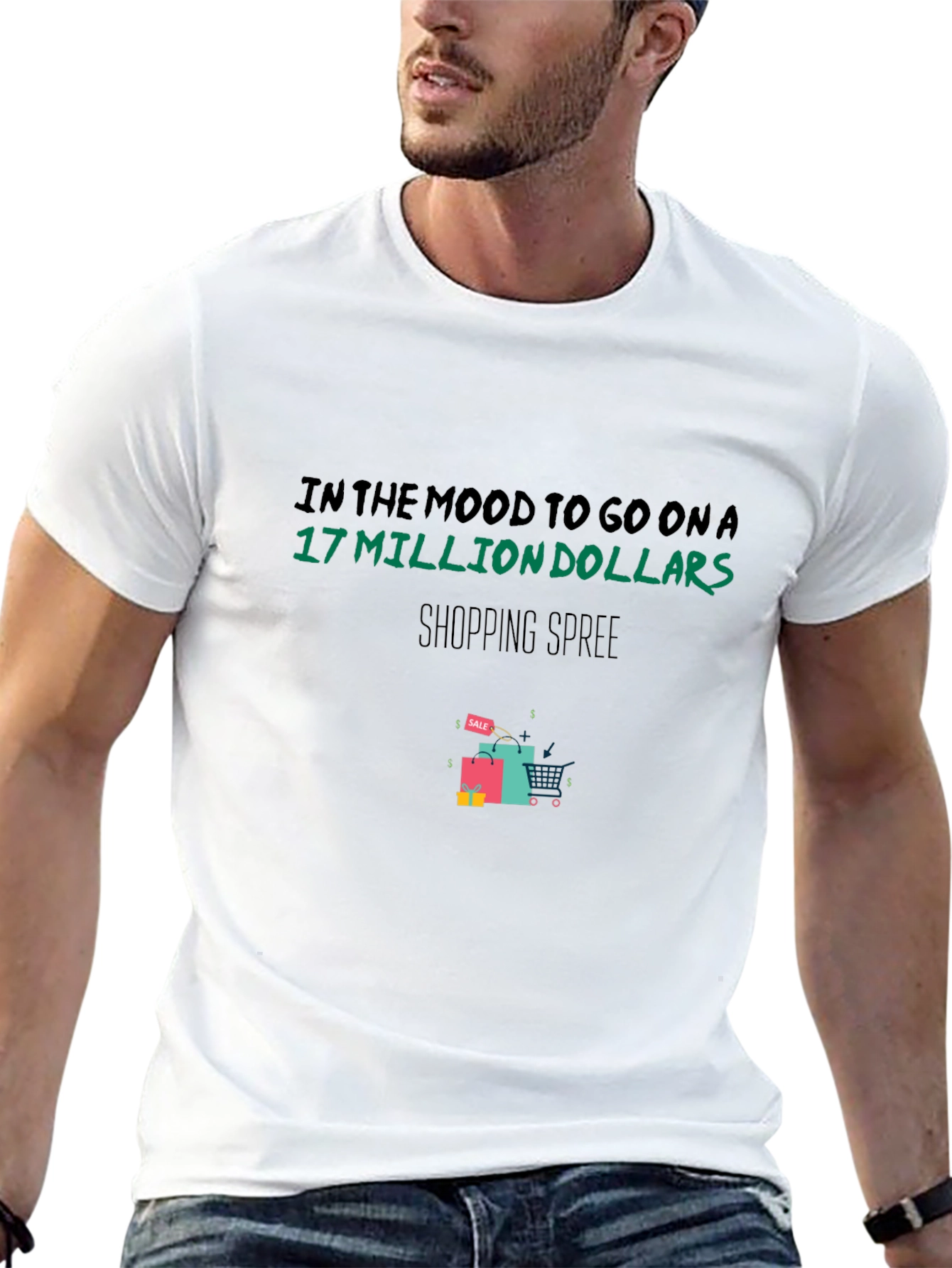 Shopping Spree Black T-Shirt