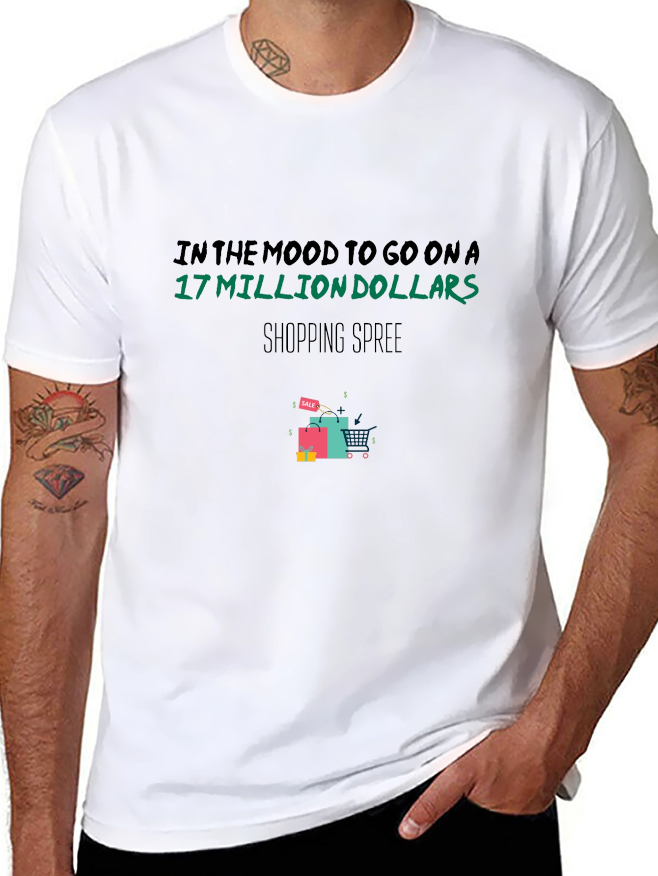 Shopping Spree Black T-Shirt
