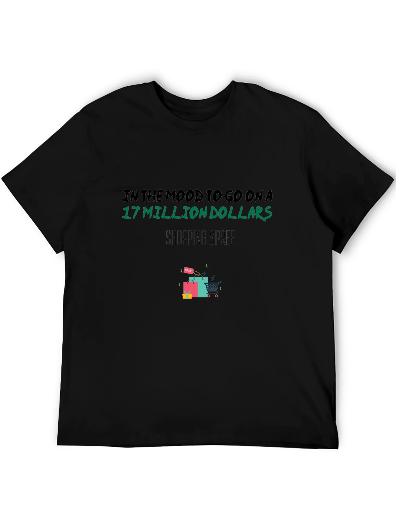 Shopping Spree Black T-Shirt