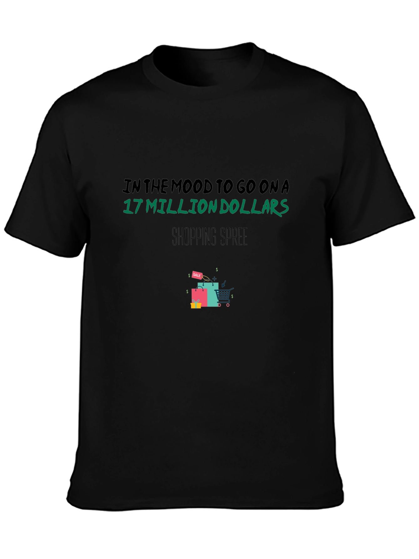 Shopping Spree Black T-Shirt