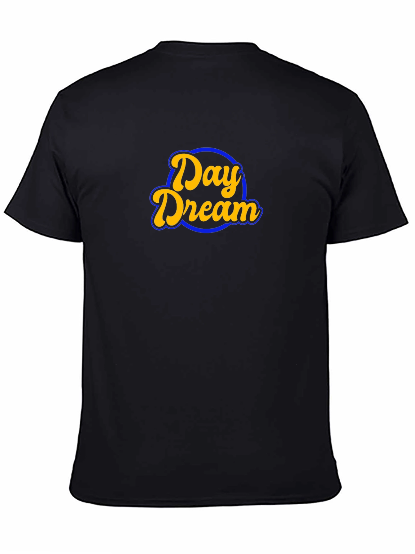 Day Dream Graphic Tee - Black Cotton Casual T-Shirt