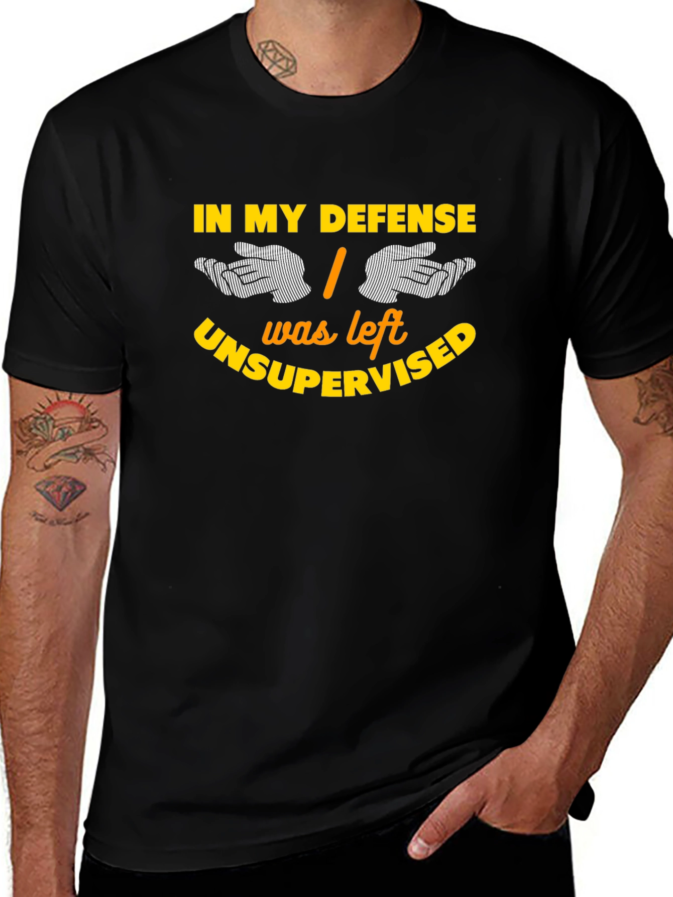 Funny Unsupervised Graphic T-Shirt