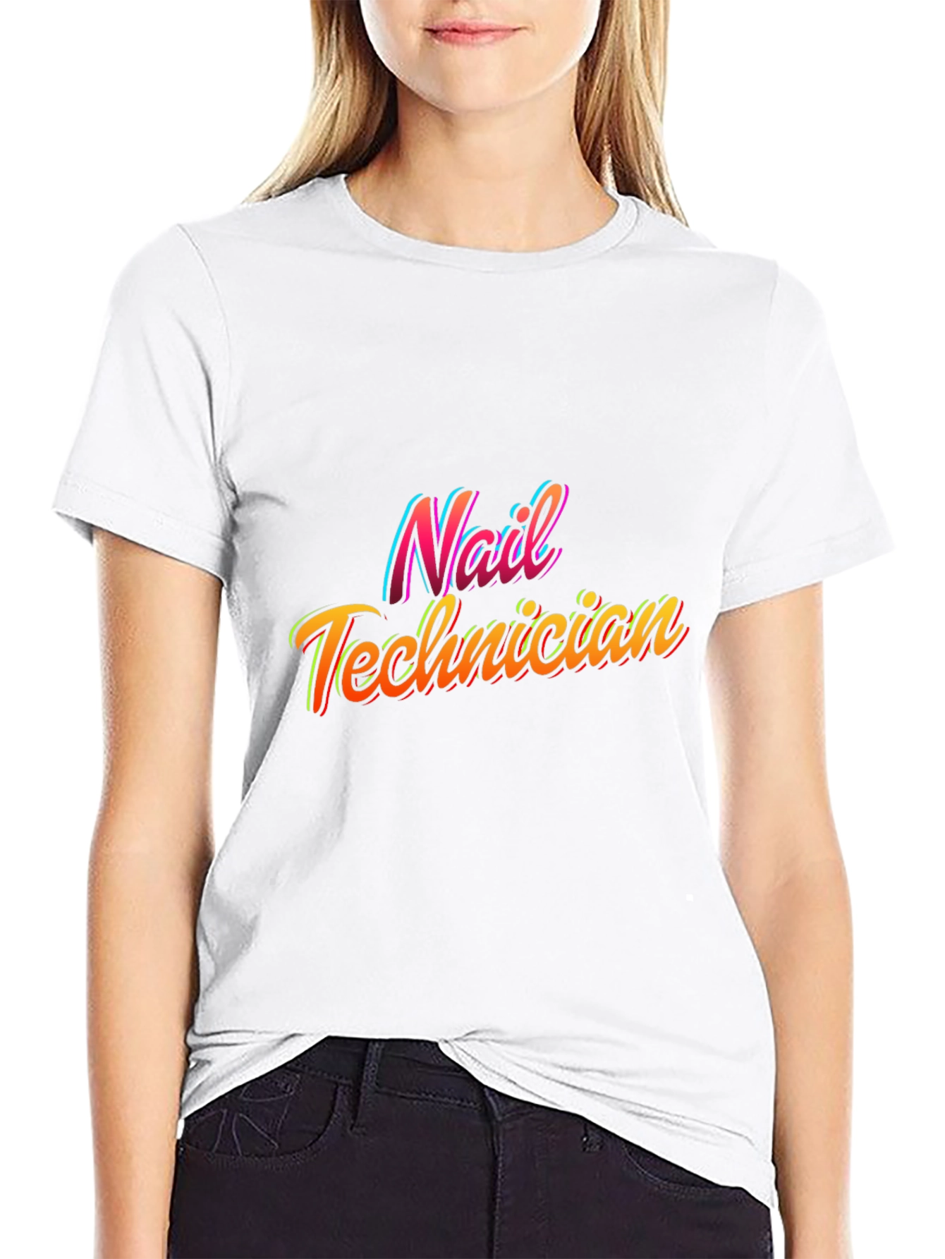 Nail Technician Retro Style Graphic Tee