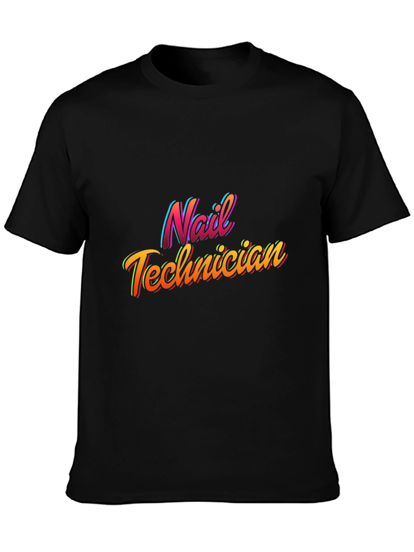 Nail Technician Retro Style Graphic Tee