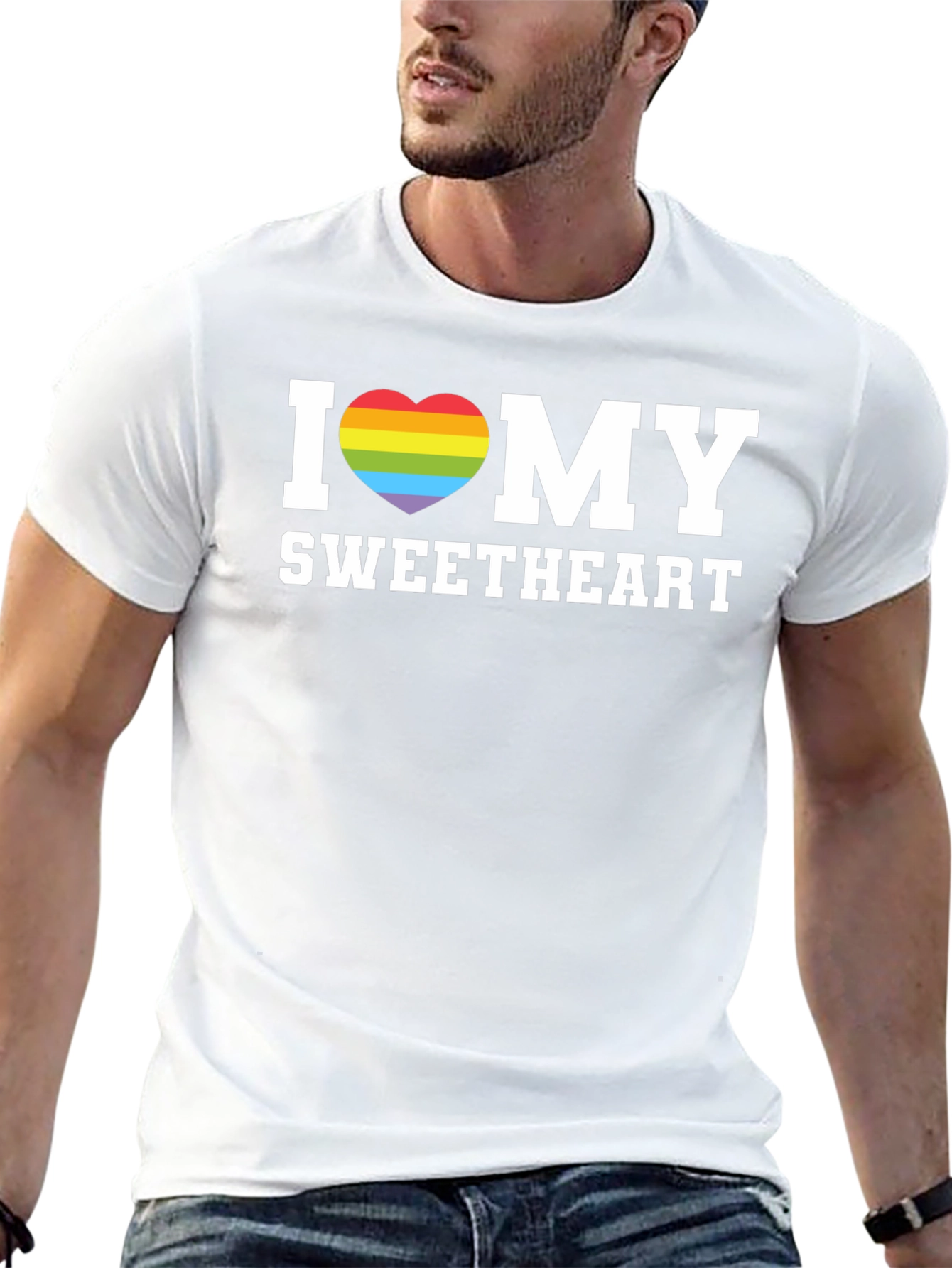 I Heart My Sweetheart LGBTQ+ Pride T-Shirt