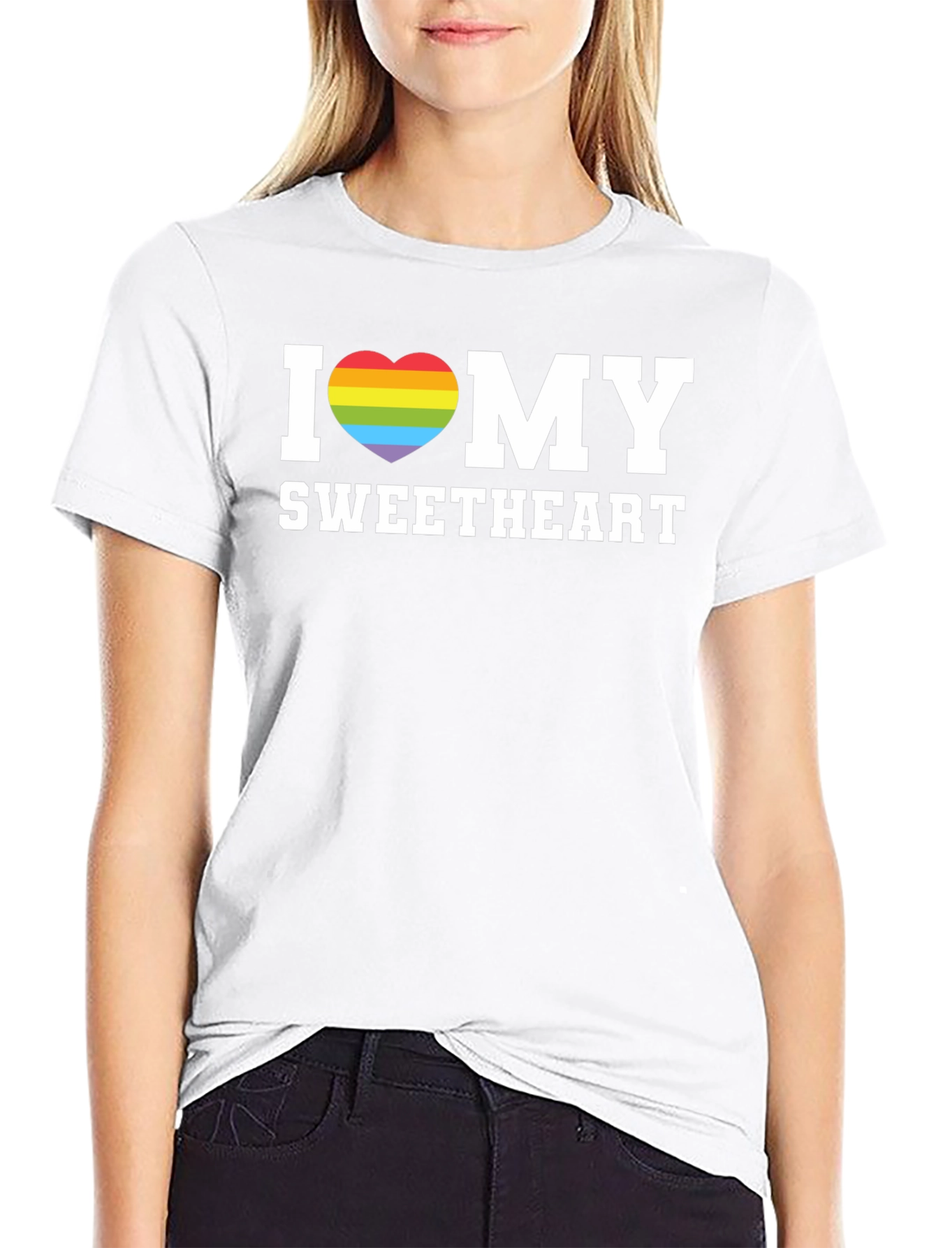 I Heart My Sweetheart LGBTQ+ Pride T-Shirt