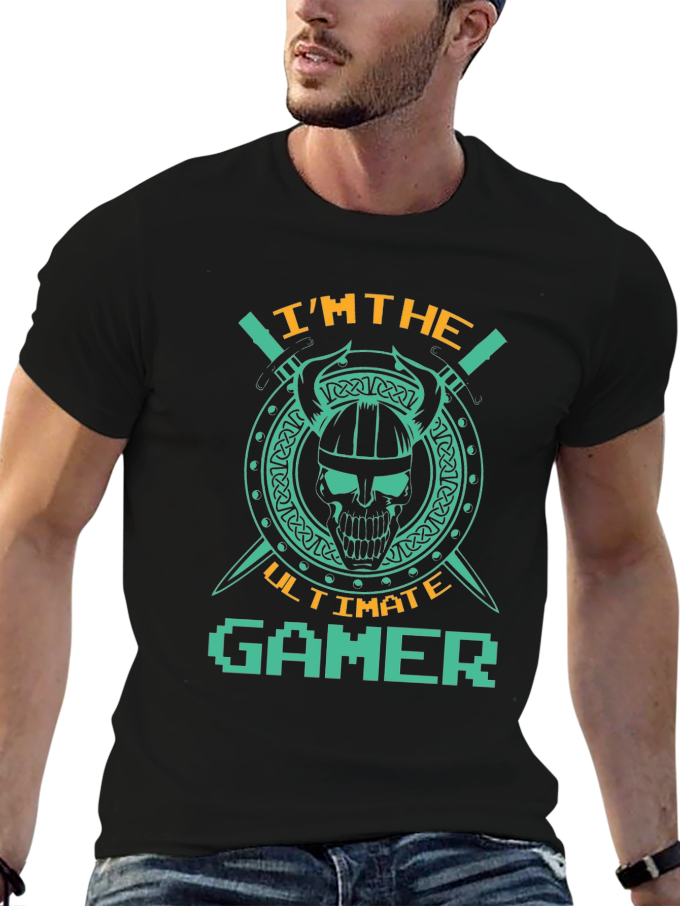 Ultimate Gamer Viking Graphic T-Shirt