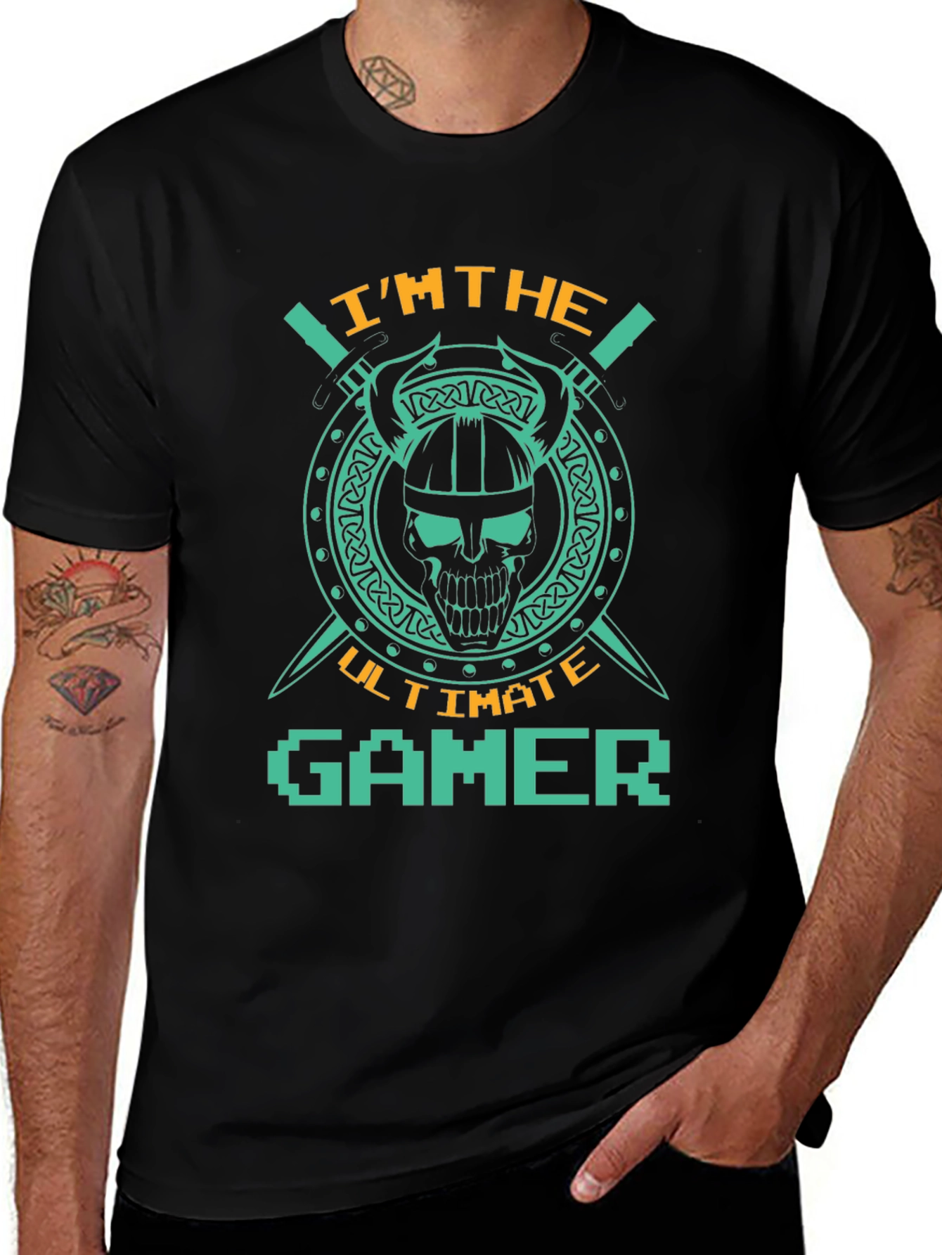 Ultimate Gamer Viking Graphic T-Shirt