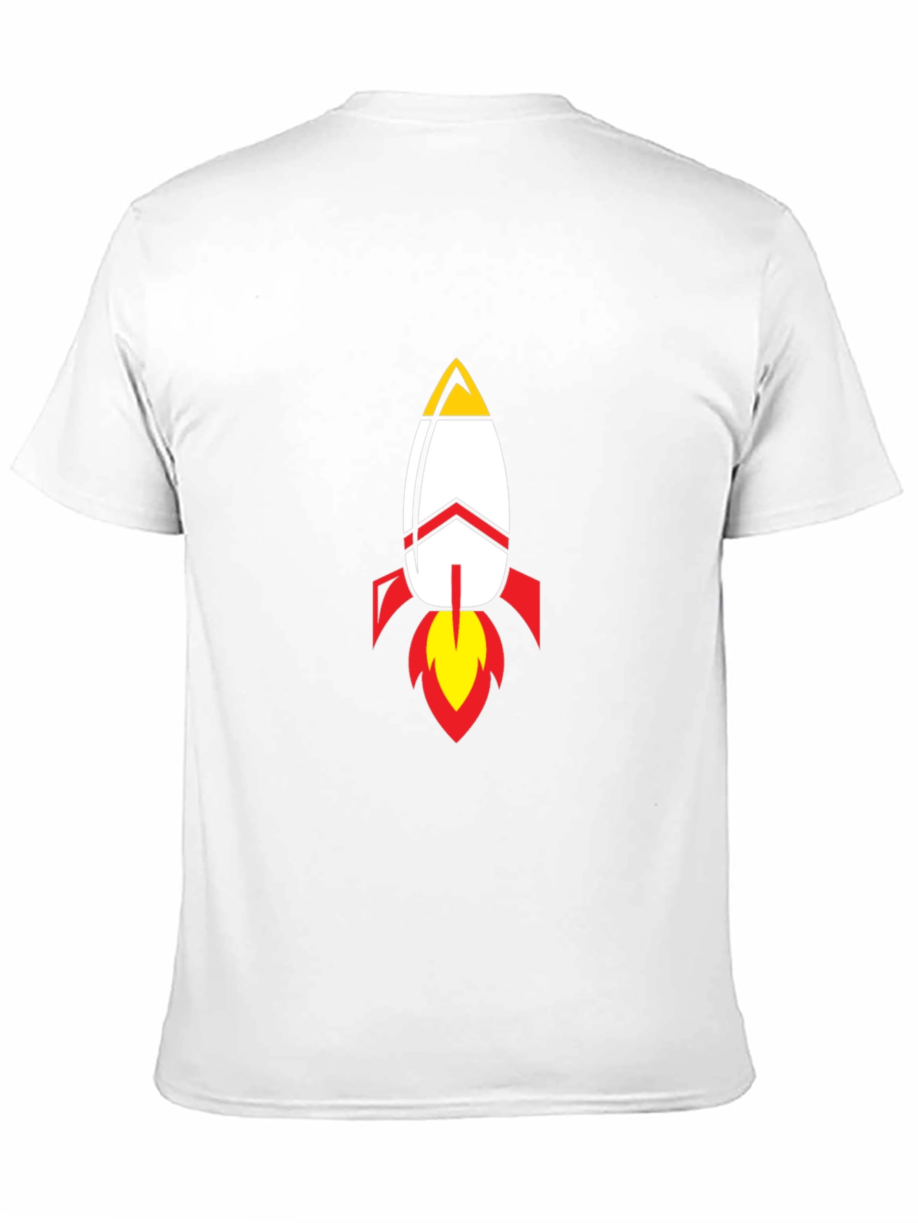 Rocket Graphic Black T-Shirt - Blast Off in Style!