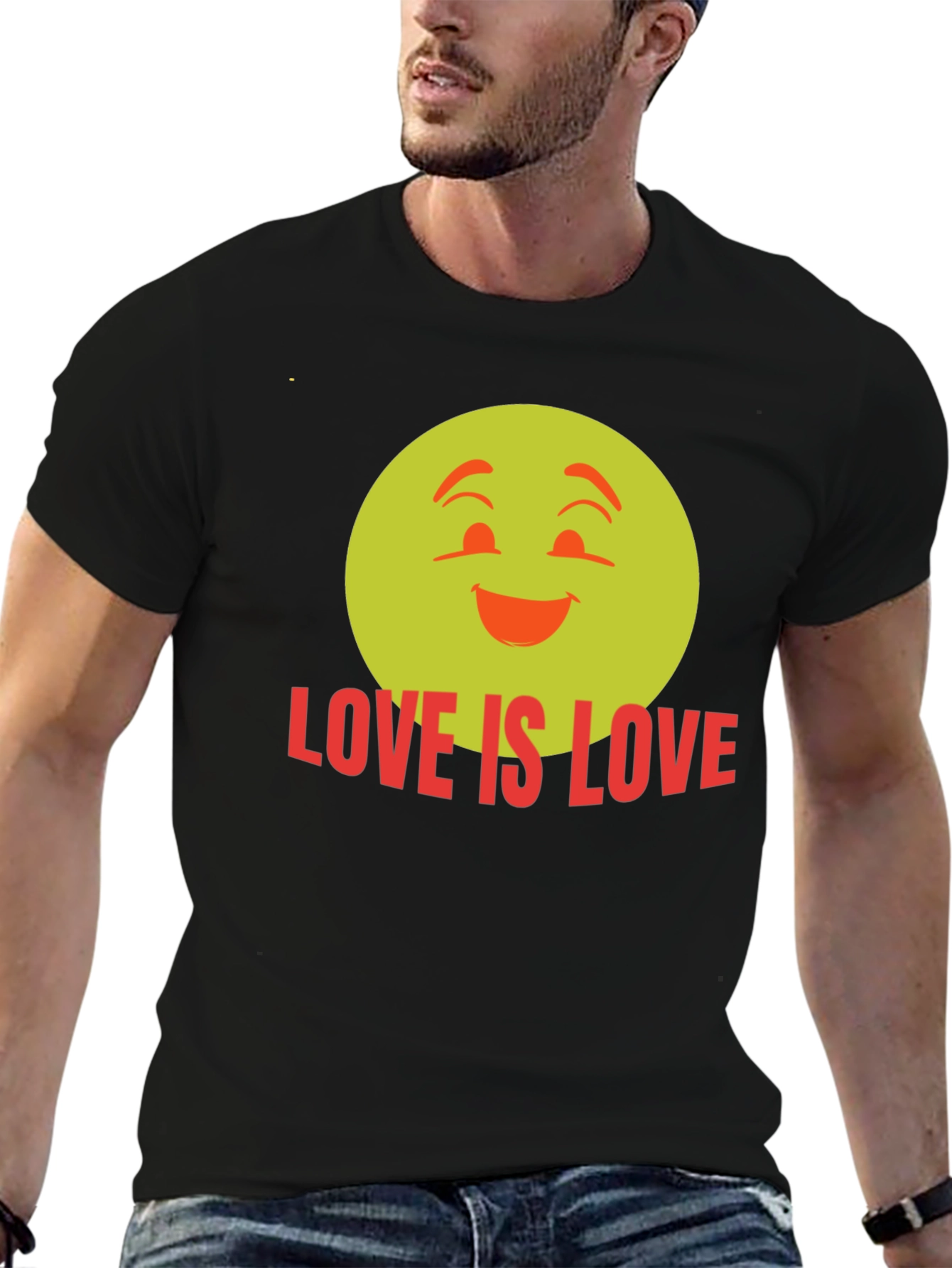 Love Is Love Emoji Graphic Tee