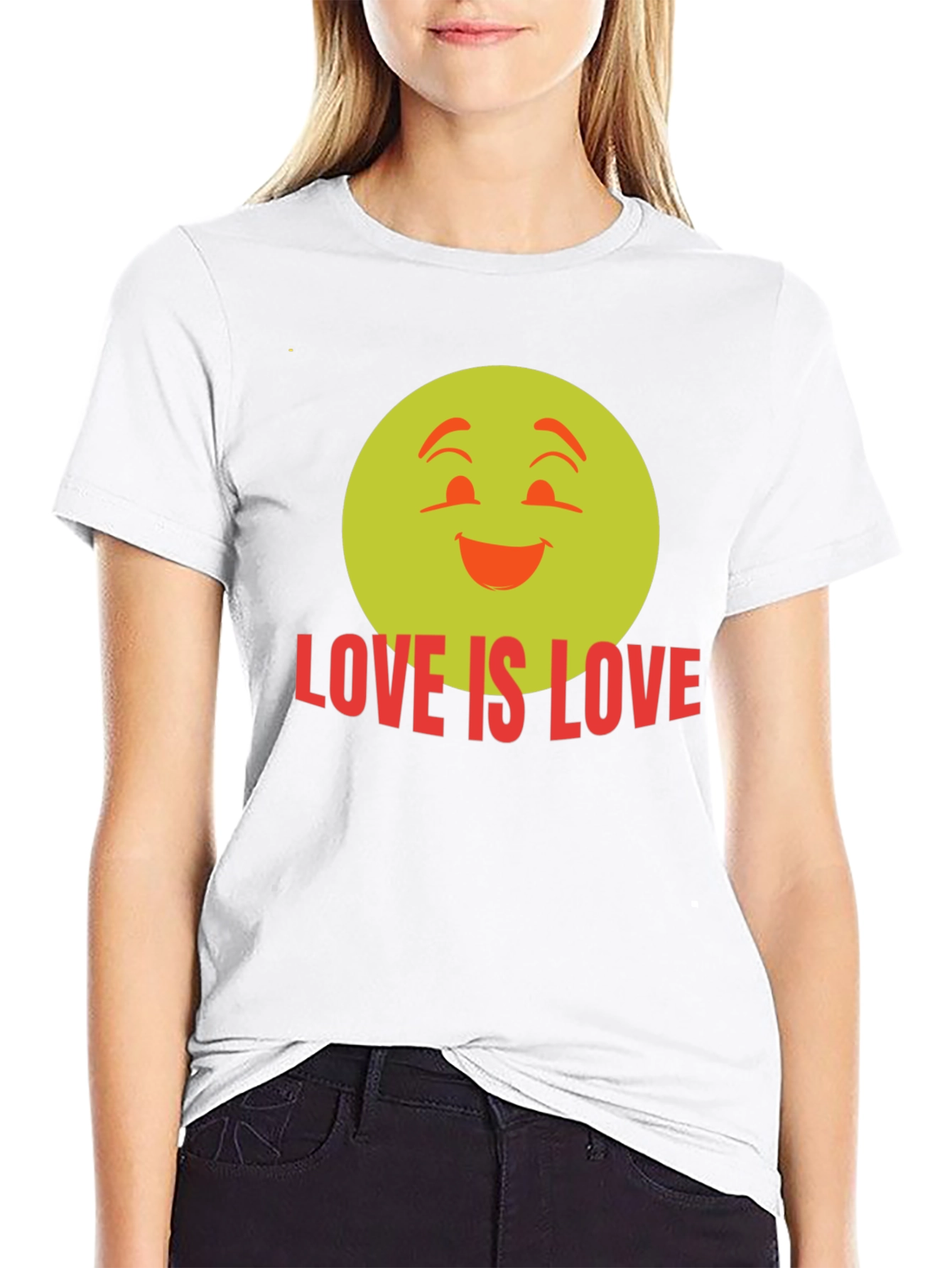 Love Is Love Emoji Graphic Tee
