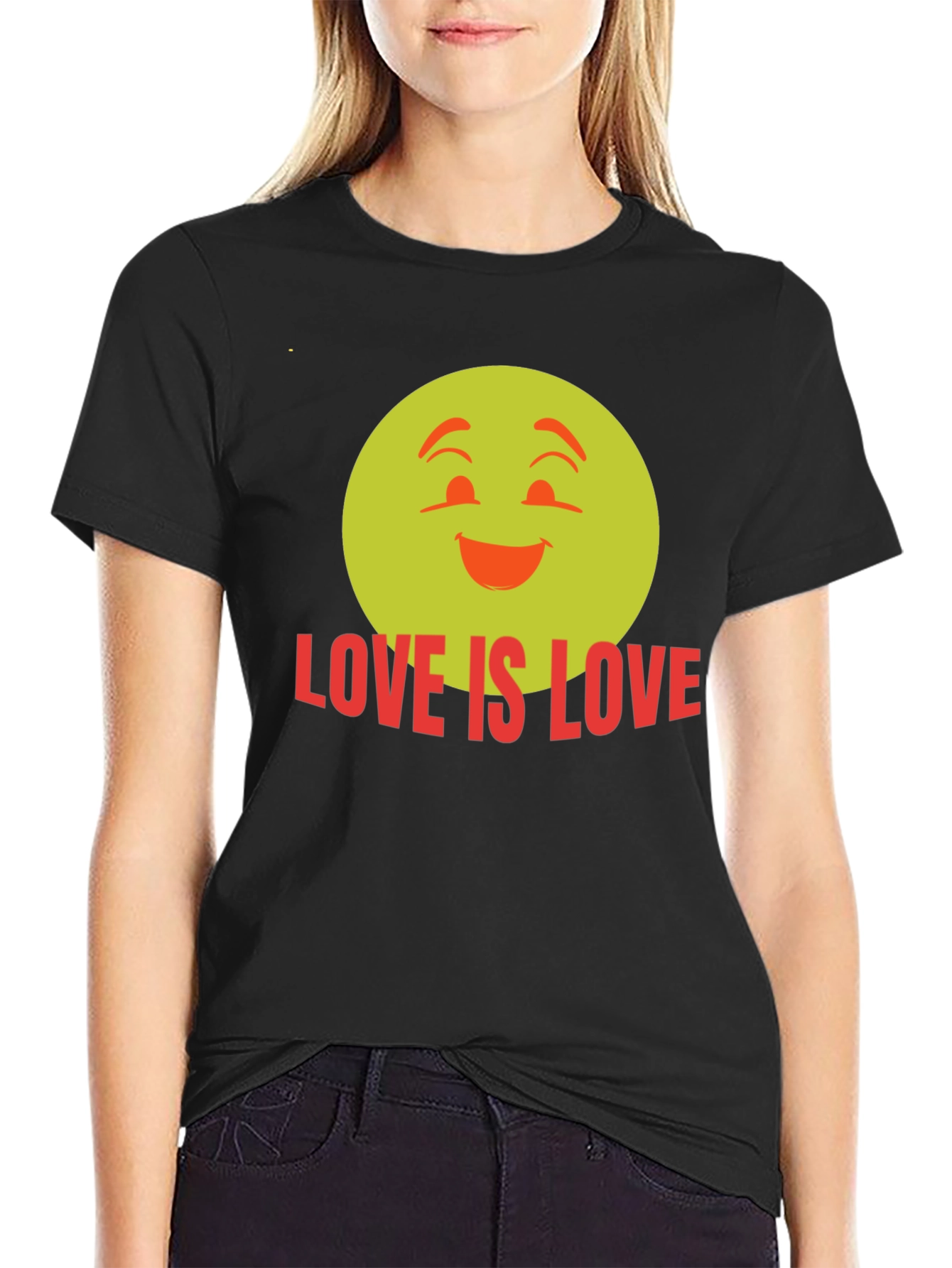 Love Is Love Emoji Graphic Tee