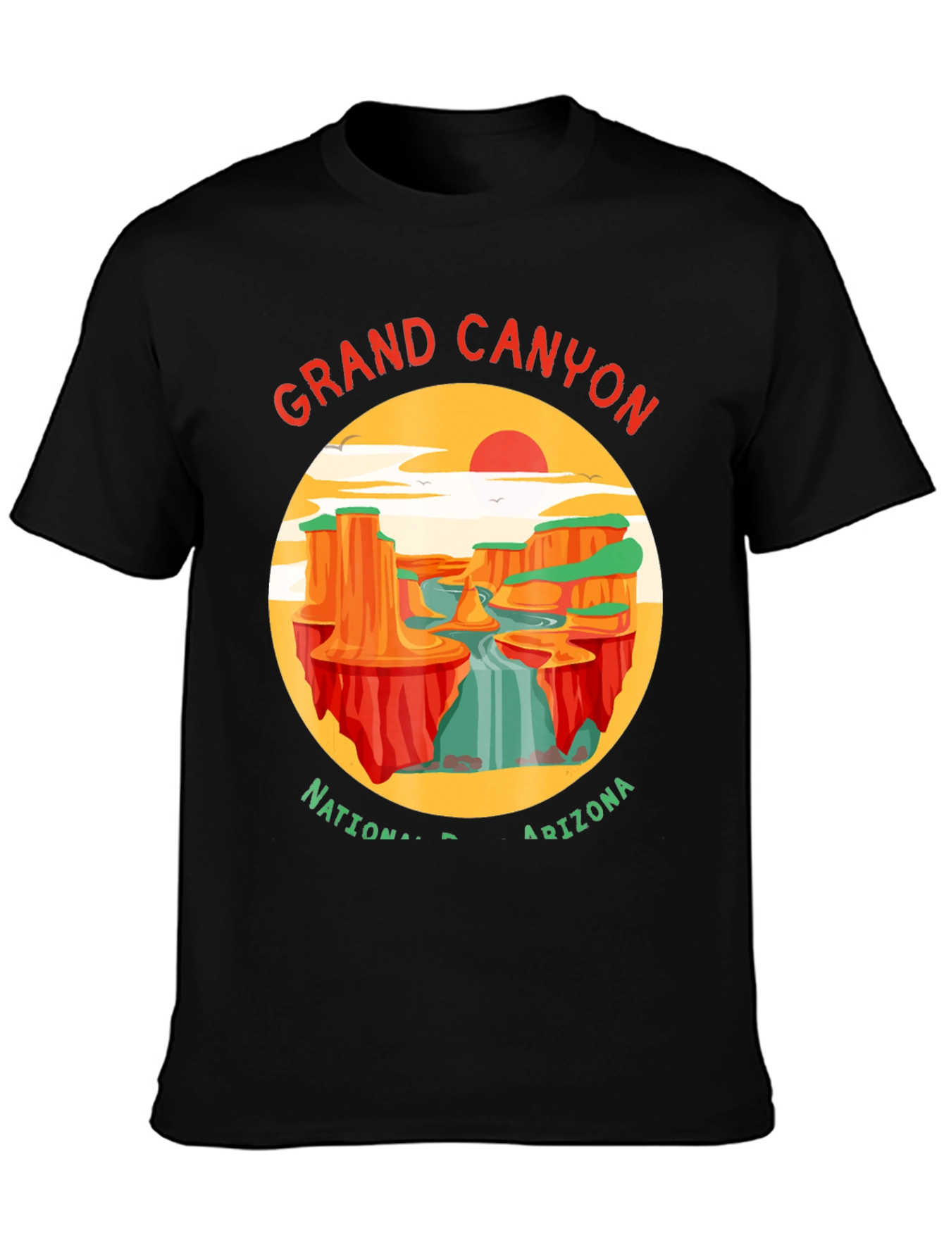 Grand Canyon National Park Black T-Shirt