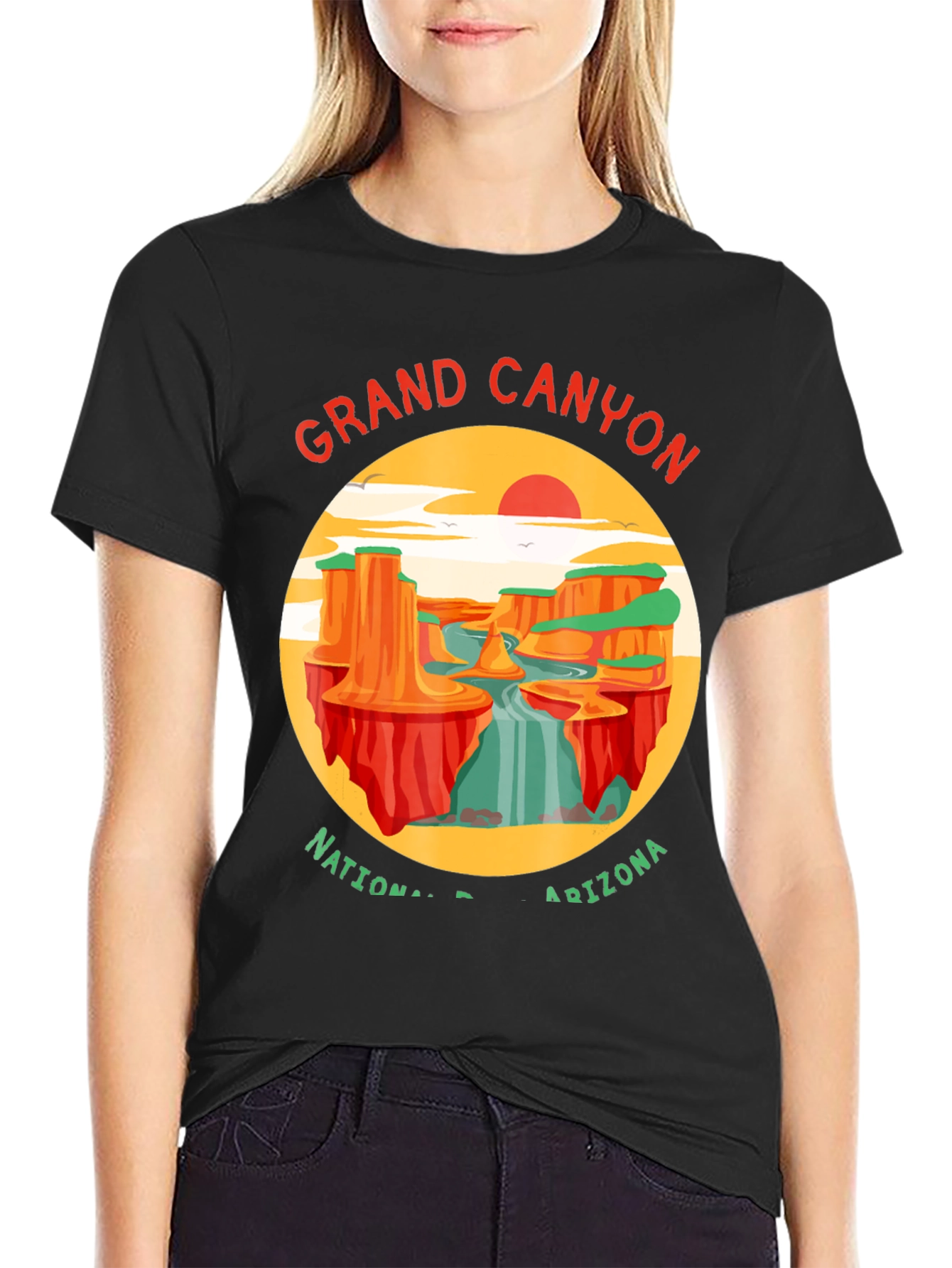 Grand Canyon National Park Black T-Shirt