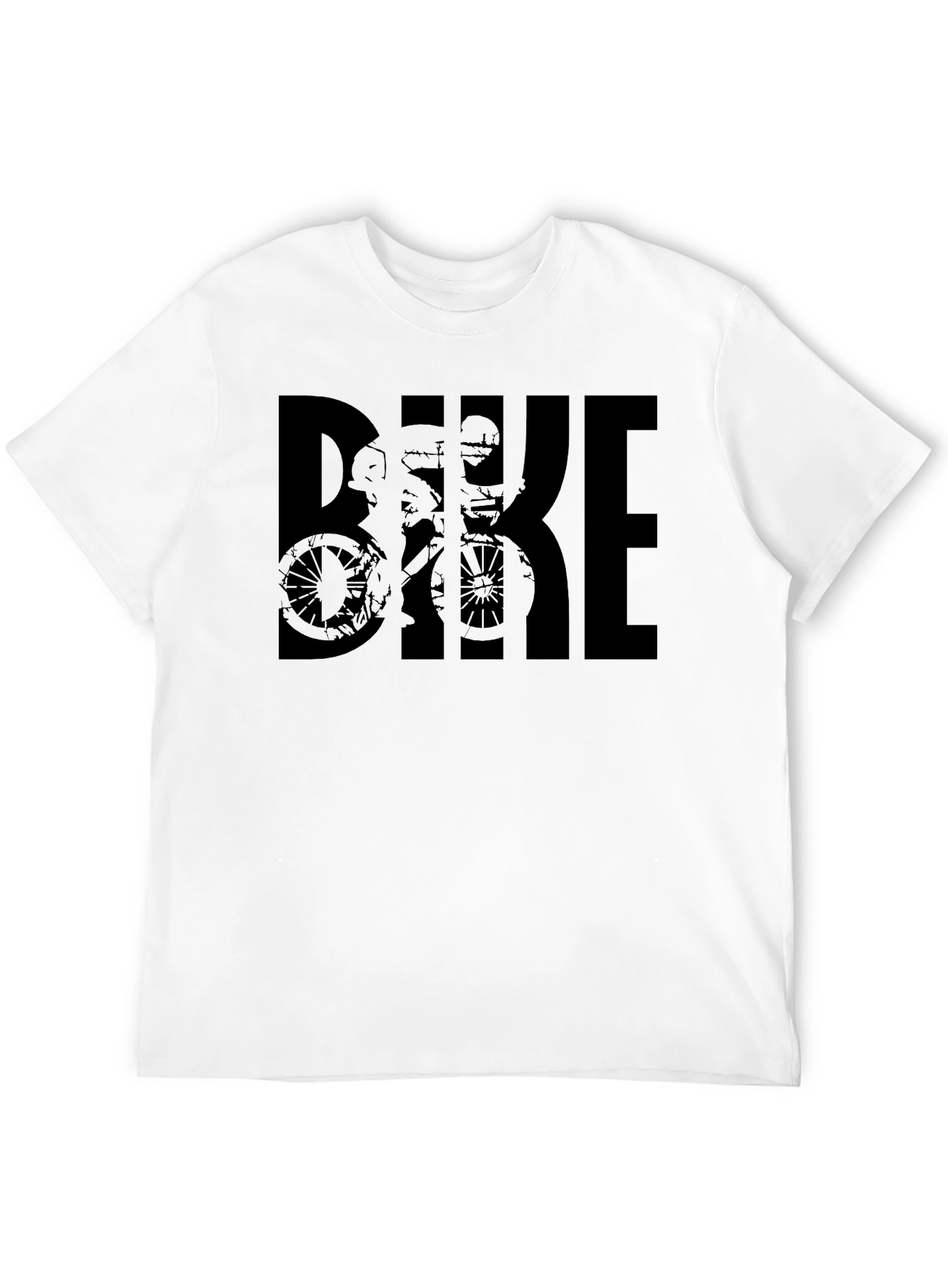Mens Bike Graphic T-Shirt - Black