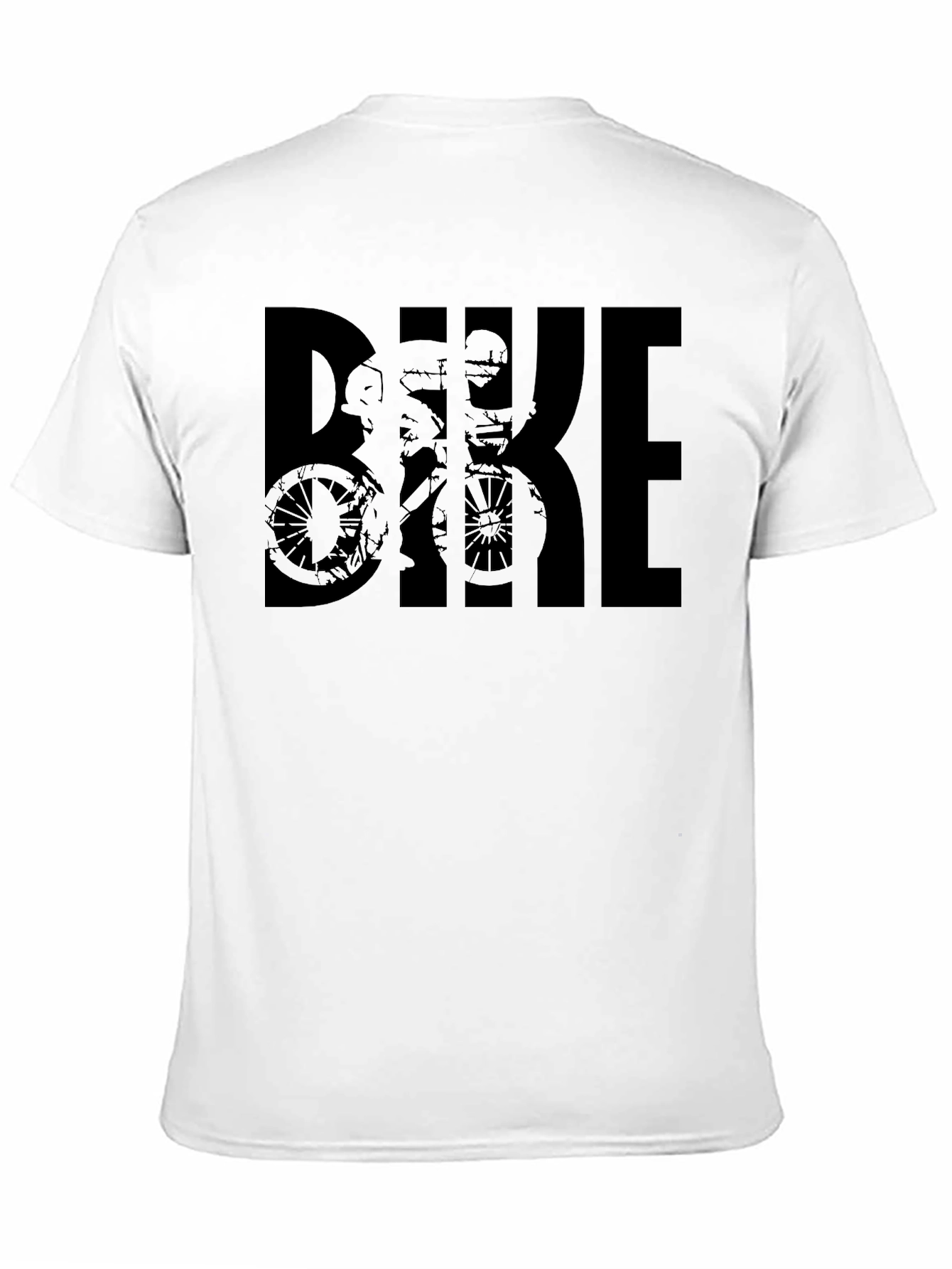 Mens Bike Graphic T-Shirt - Black
