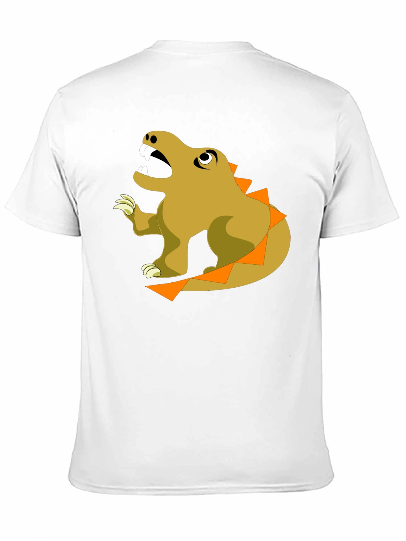 Cartoon Dinosaur Graphic T-Shirt