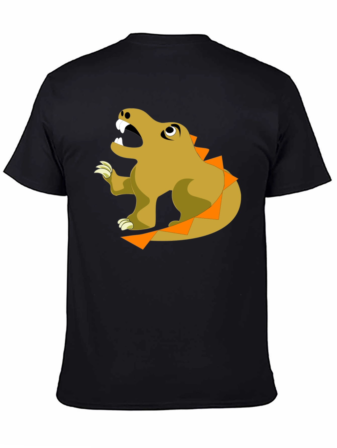 Cartoon Dinosaur Graphic T-Shirt