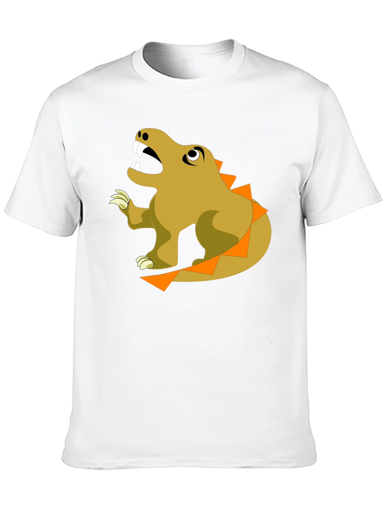Cartoon Dinosaur Graphic T-Shirt