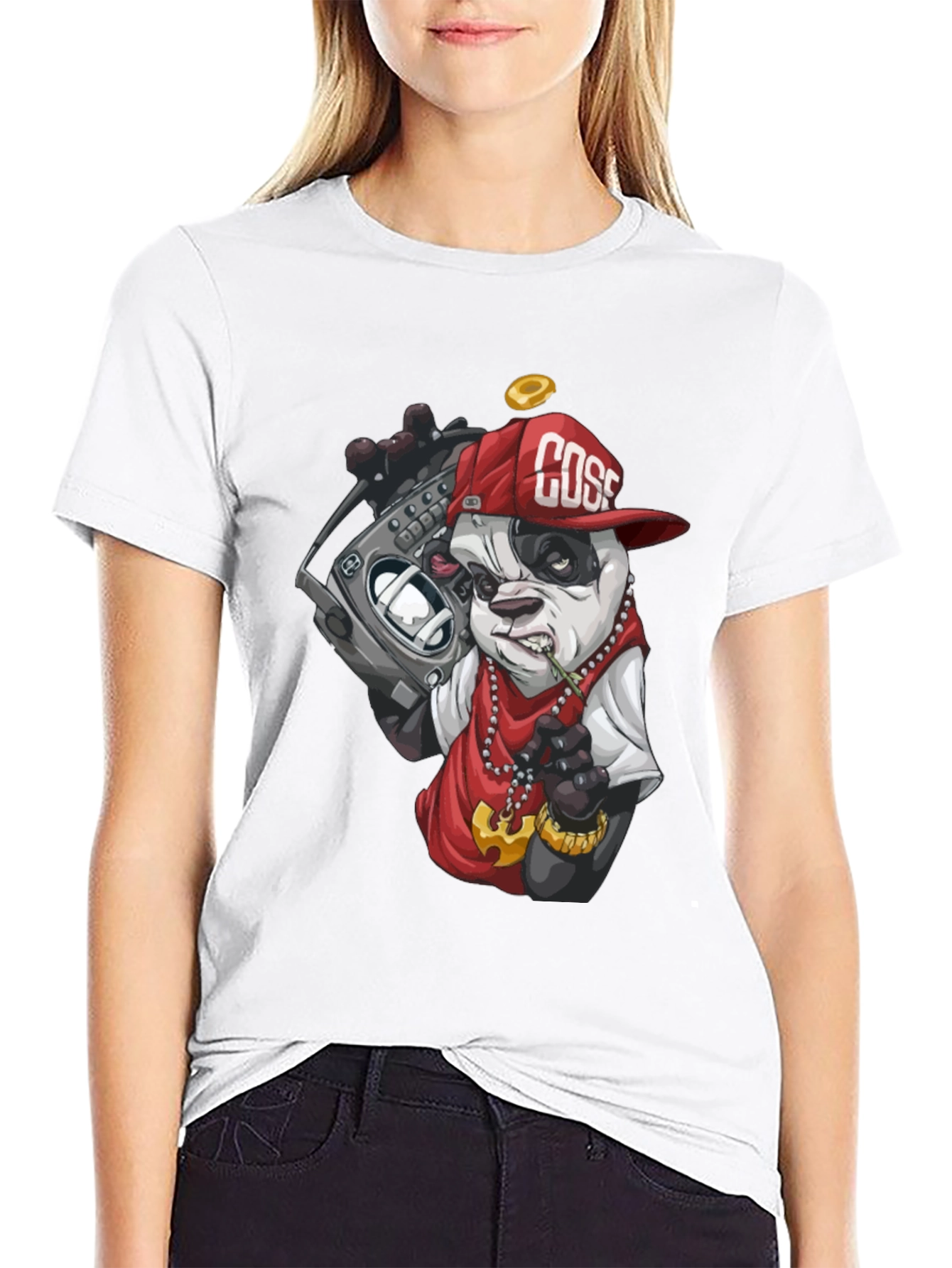 Hip Hop Panda Graphic Tee