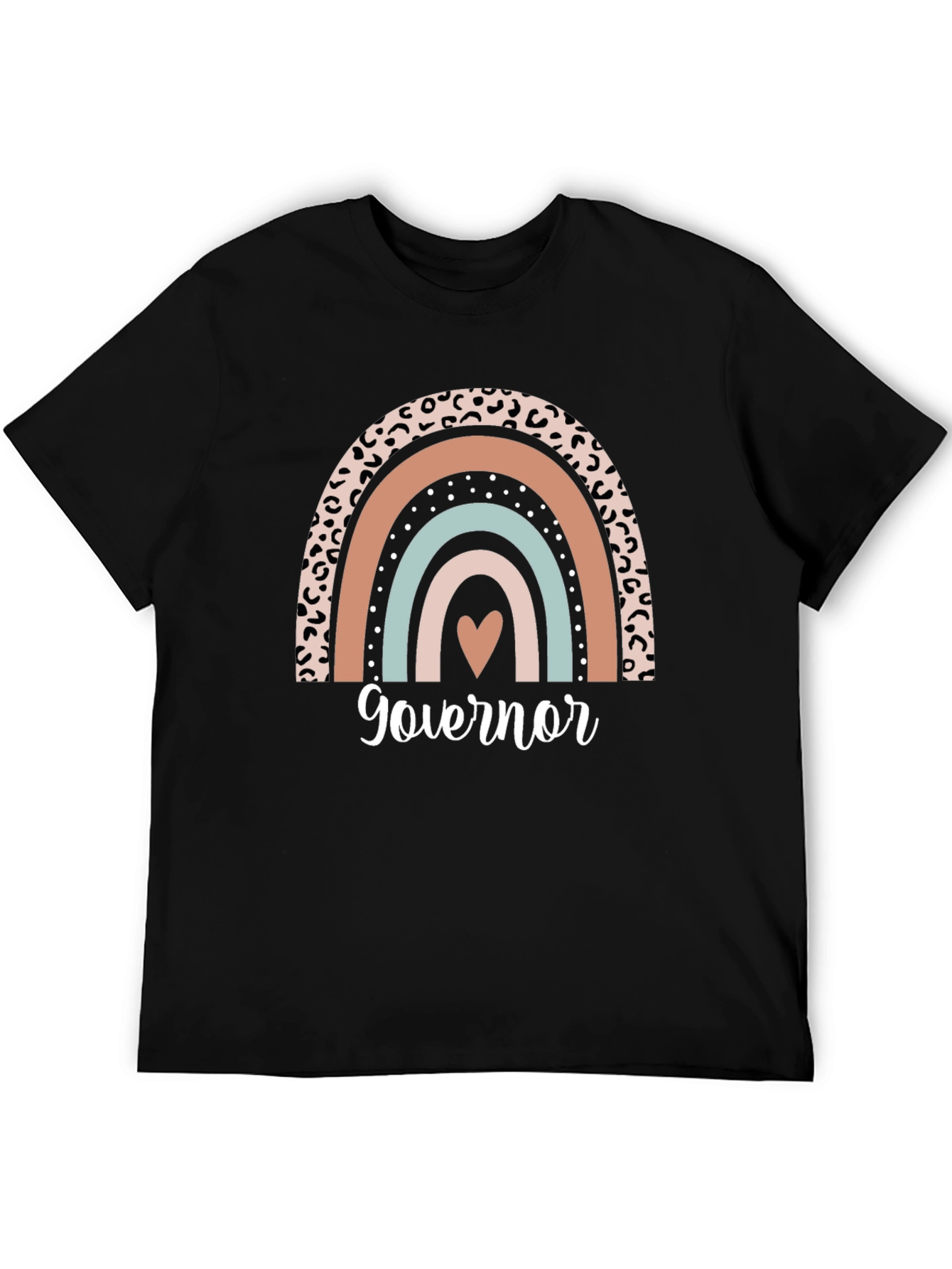 Governor Rainbow Heart Graphic Tee