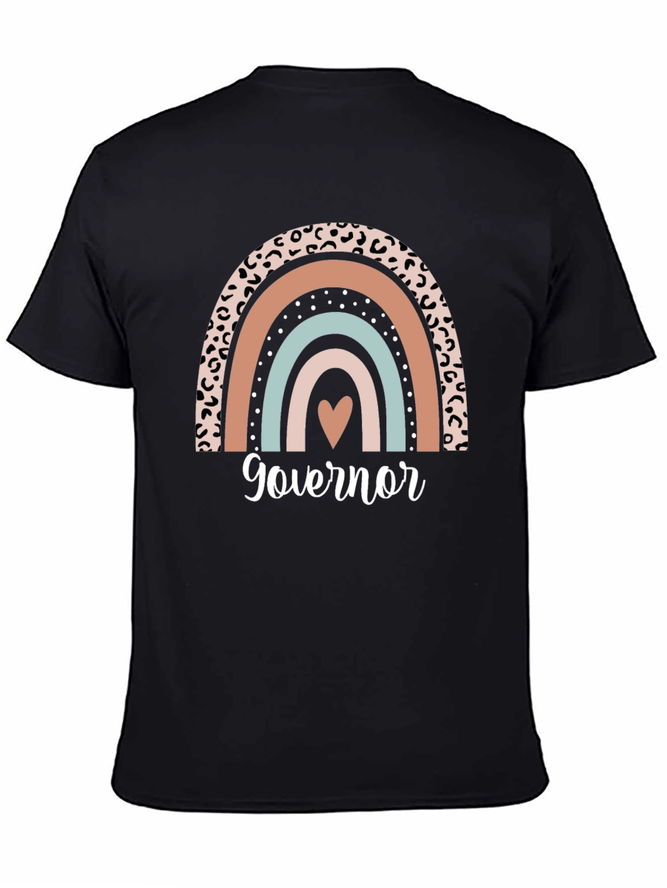 Governor Rainbow Heart Graphic Tee