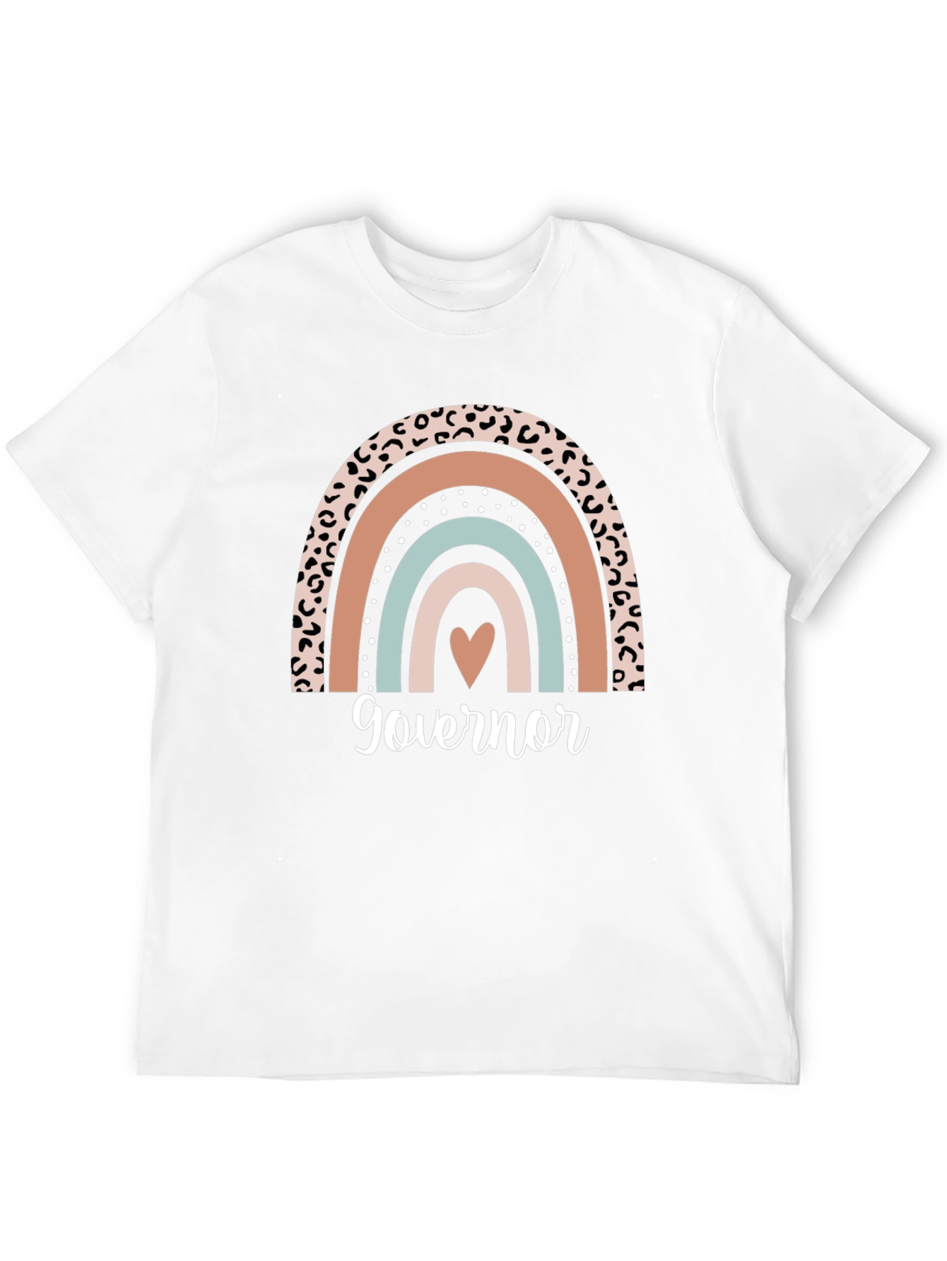 Governor Rainbow Heart Graphic Tee
