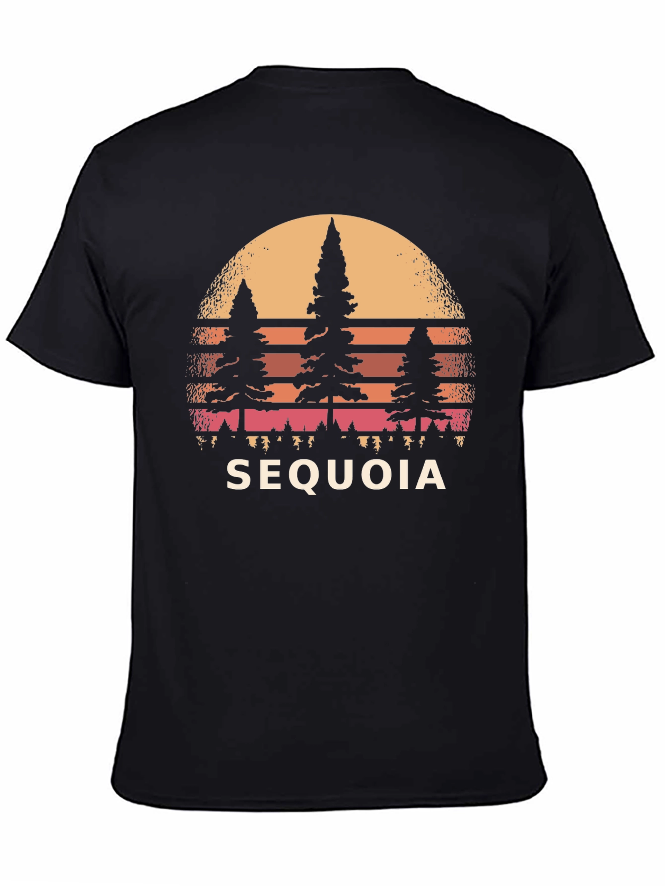 Sequoia Sunset Graphic Tee - Nature Inspired Design