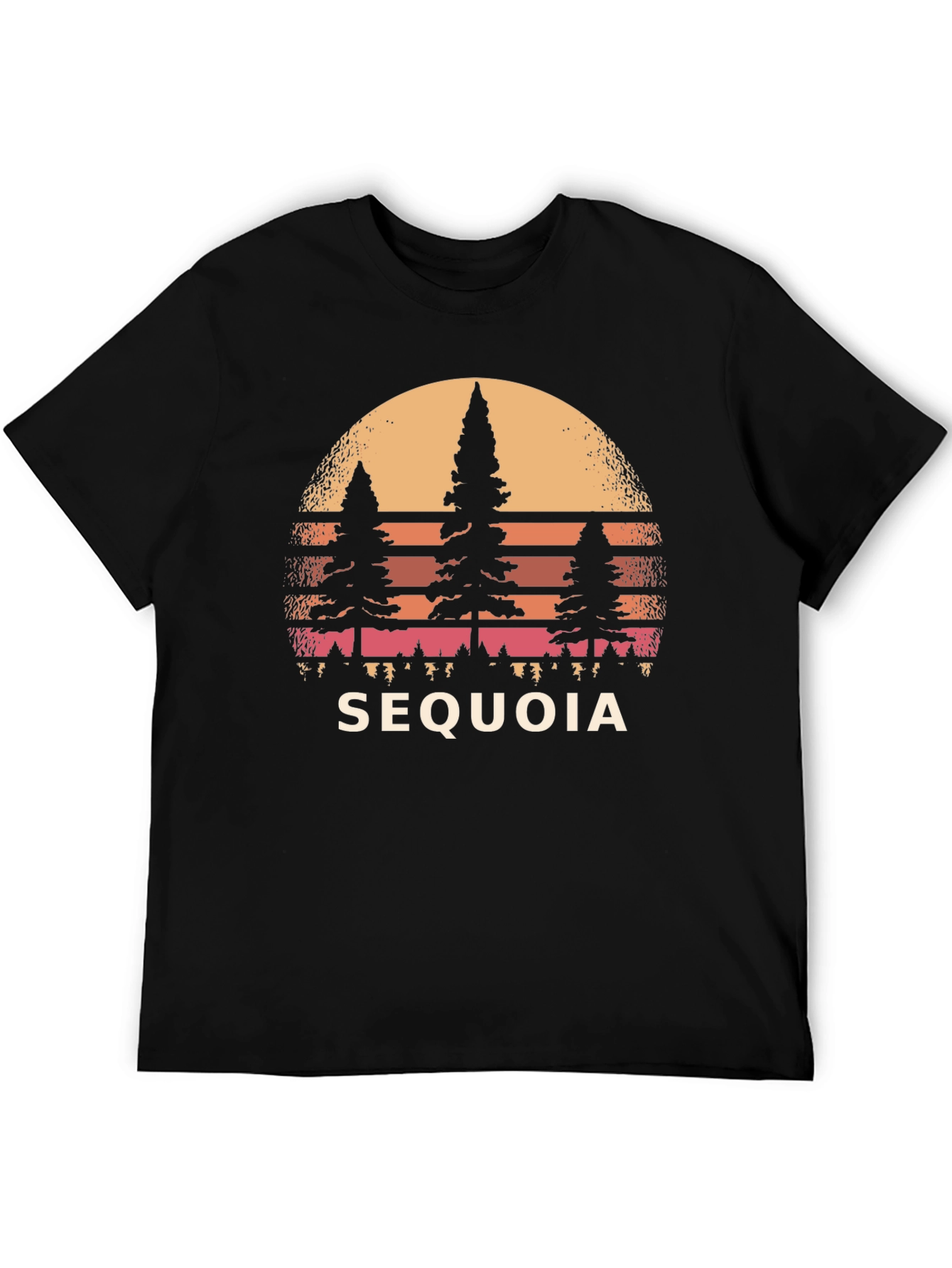 Sequoia Sunset Graphic Tee - Nature Inspired Design