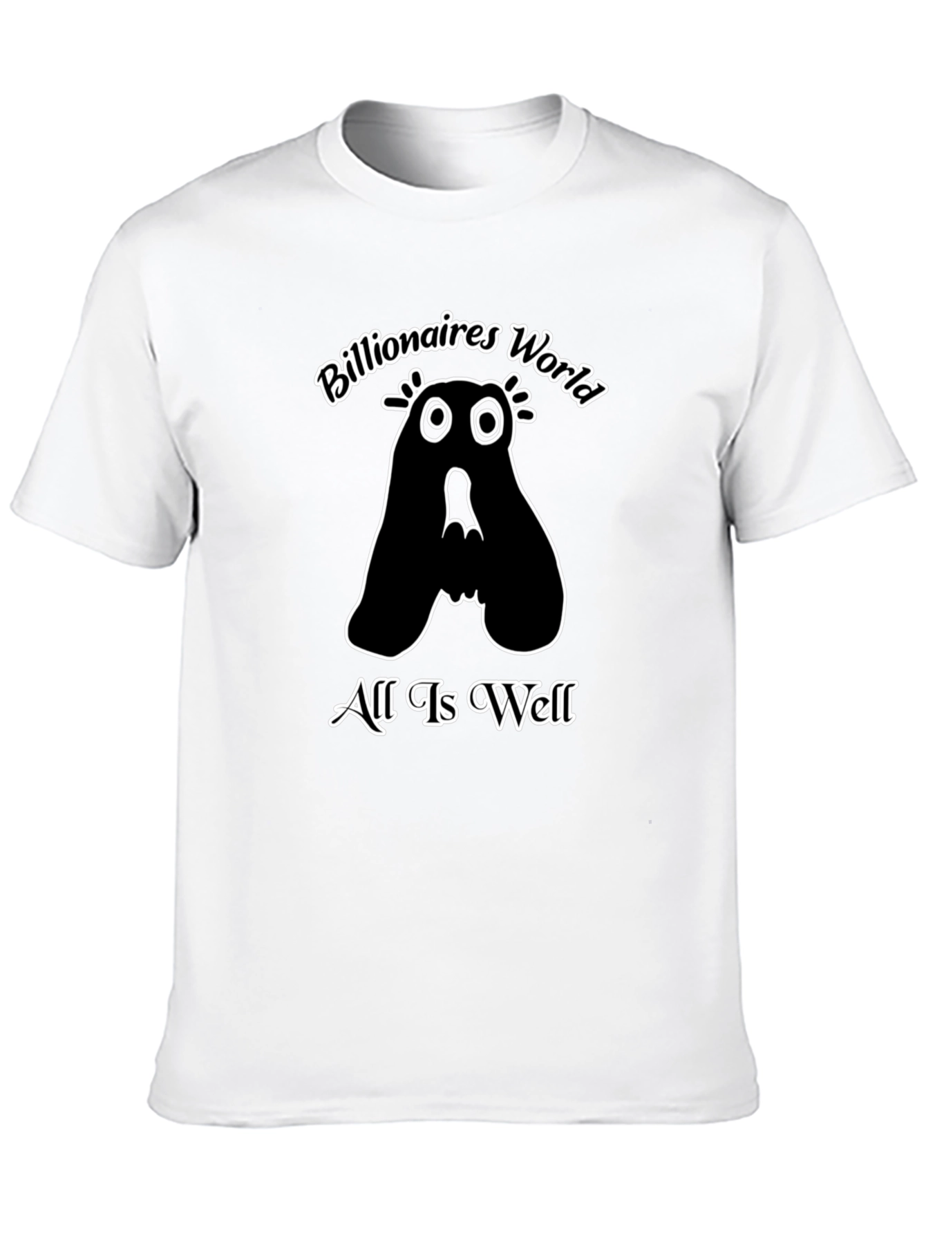 Billionaires World T-Shirt: All Is Well Black Tee