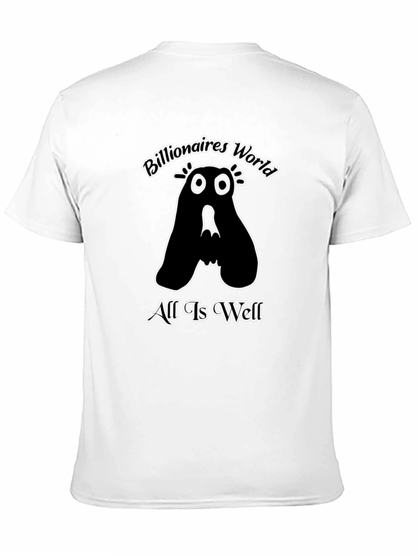 Billionaires World T-Shirt: All Is Well Black Tee