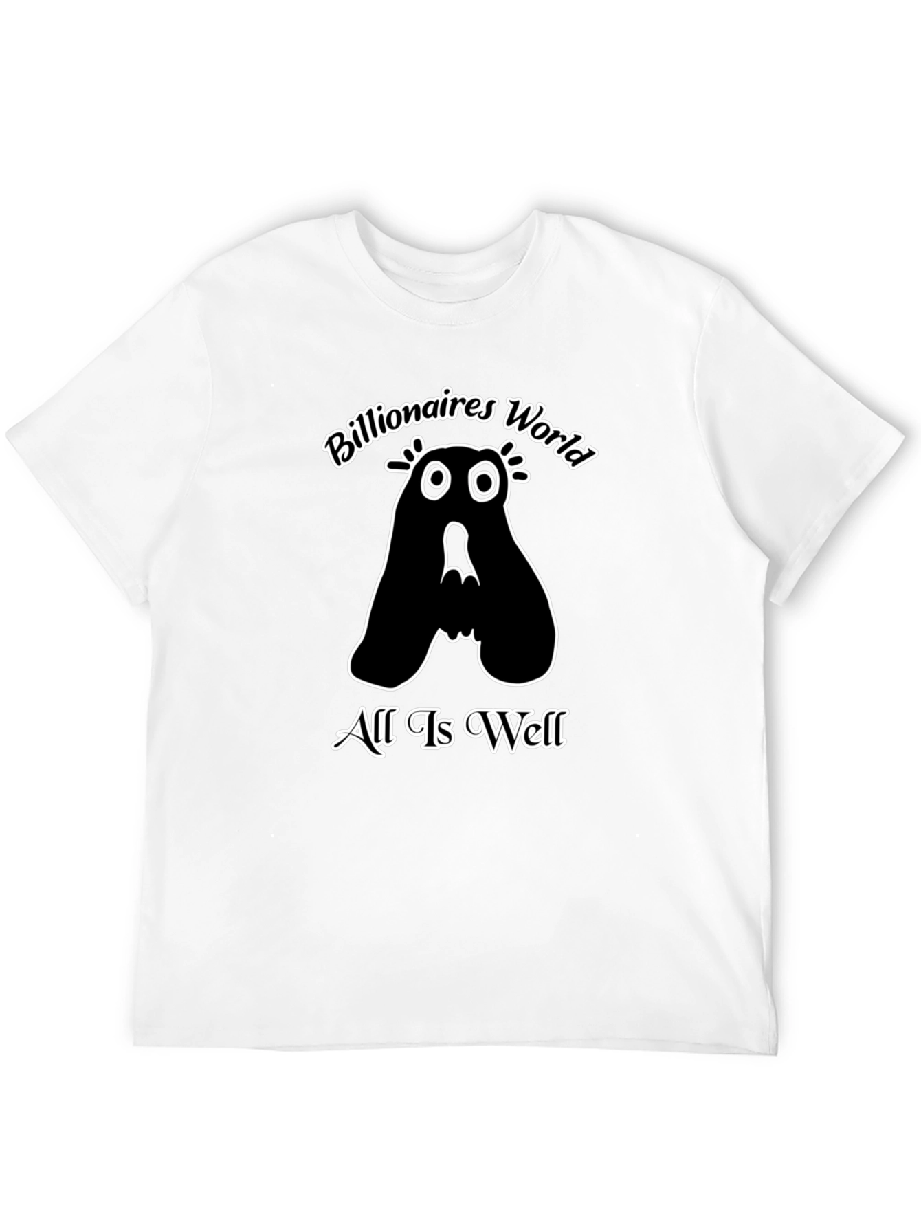 Billionaires World T-Shirt: All Is Well Black Tee