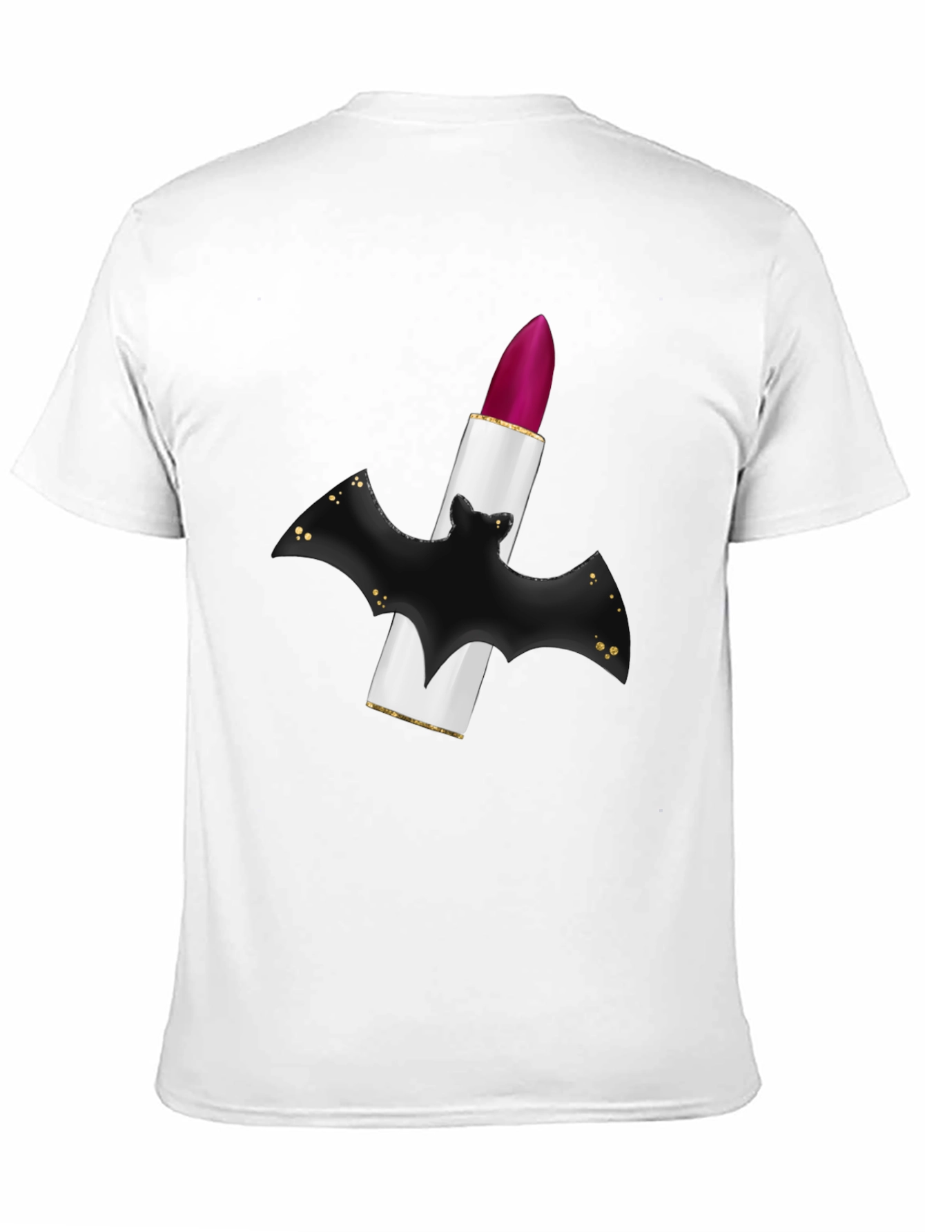 Bat Lipstick Graphic Tee - Unique Halloween Style