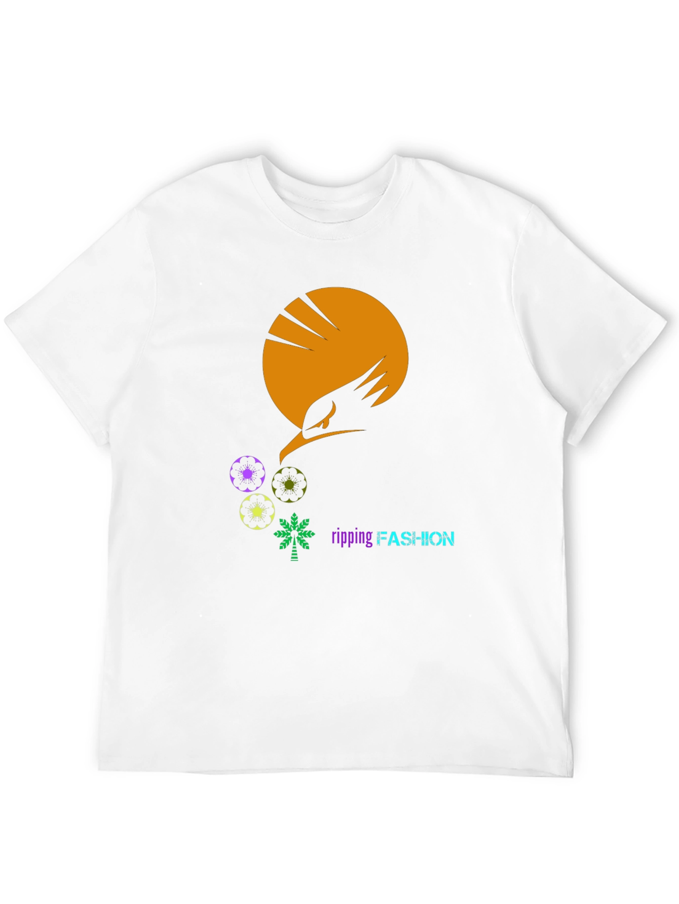 Stylish Graphic Print T-Shirt - Ripping Fashion