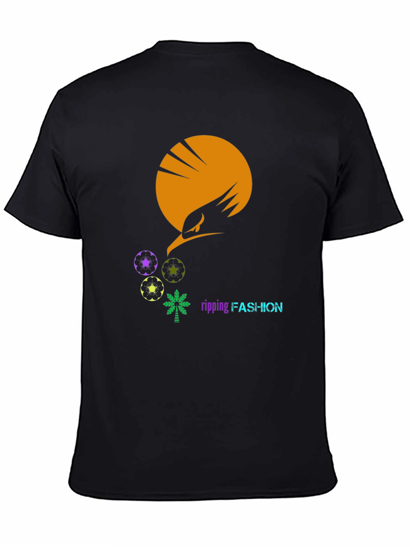 Stylish Graphic Print T-Shirt - Ripping Fashion