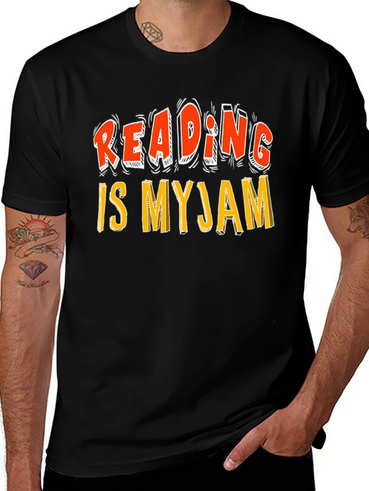 Reading is My Jam Graphic T-Shirt - Book Lover Tee